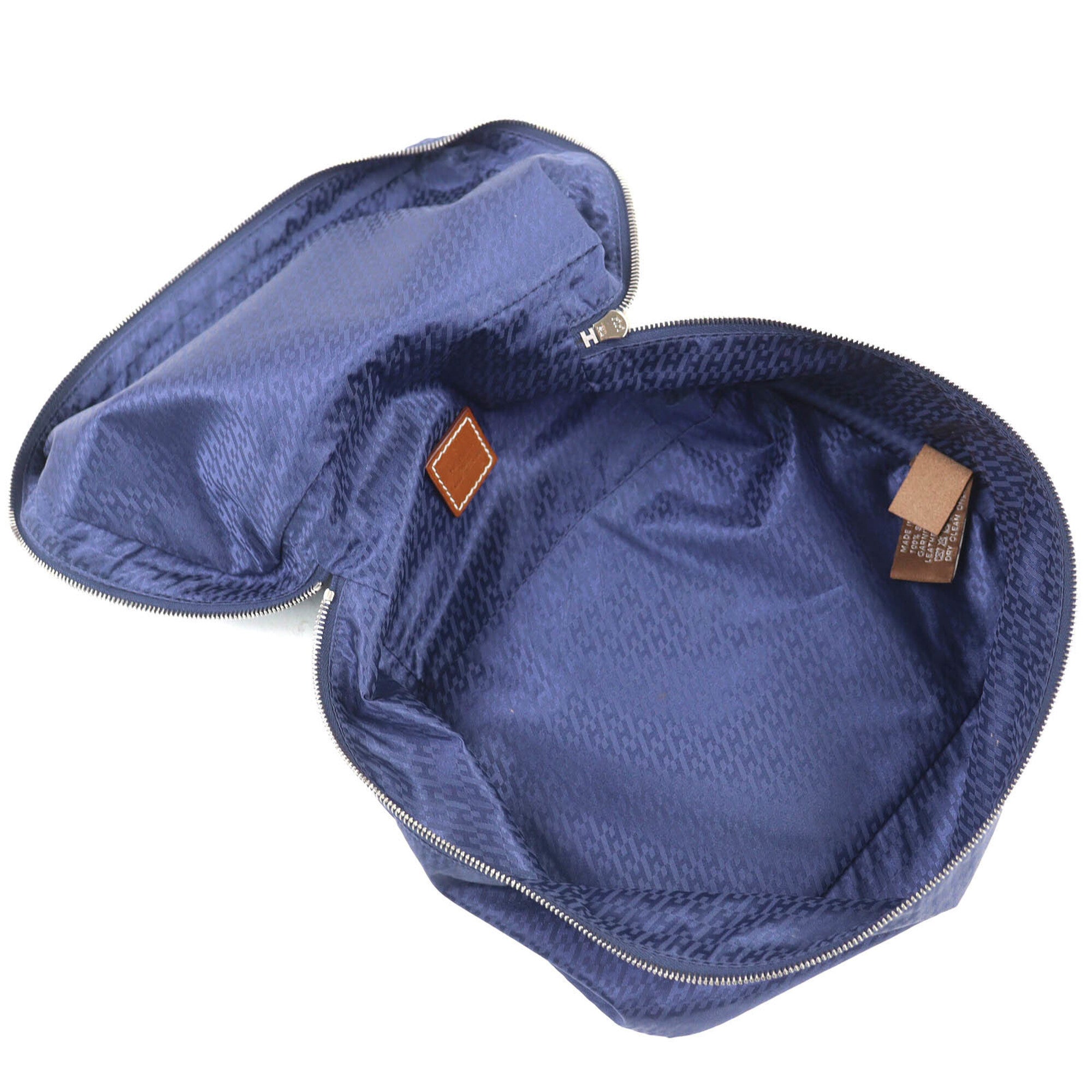 Hermes Blue Silk 100% Pouch (Pre-Owned)