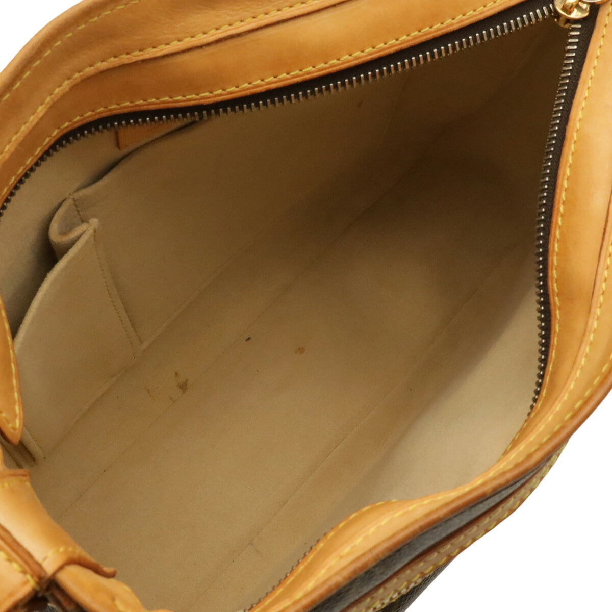 Louis Vuitton Brown Monogram Canvas Shoulder Bag (Pre-Owned)