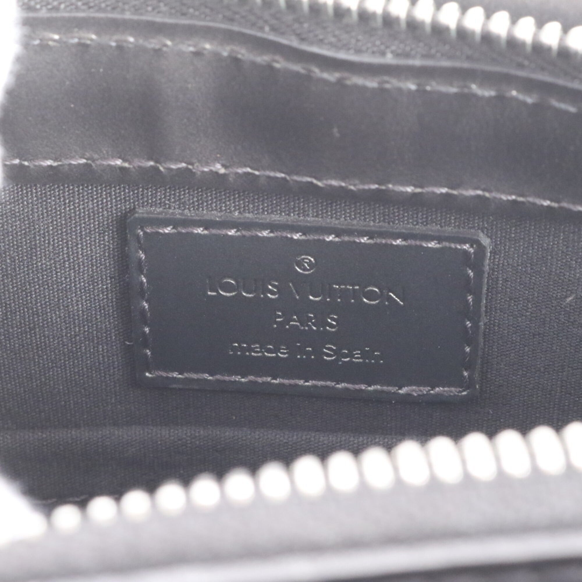 Louis Vuitton Monogram Mat Noir Leather Handbag Shoulder Bag (Pre-Owned)