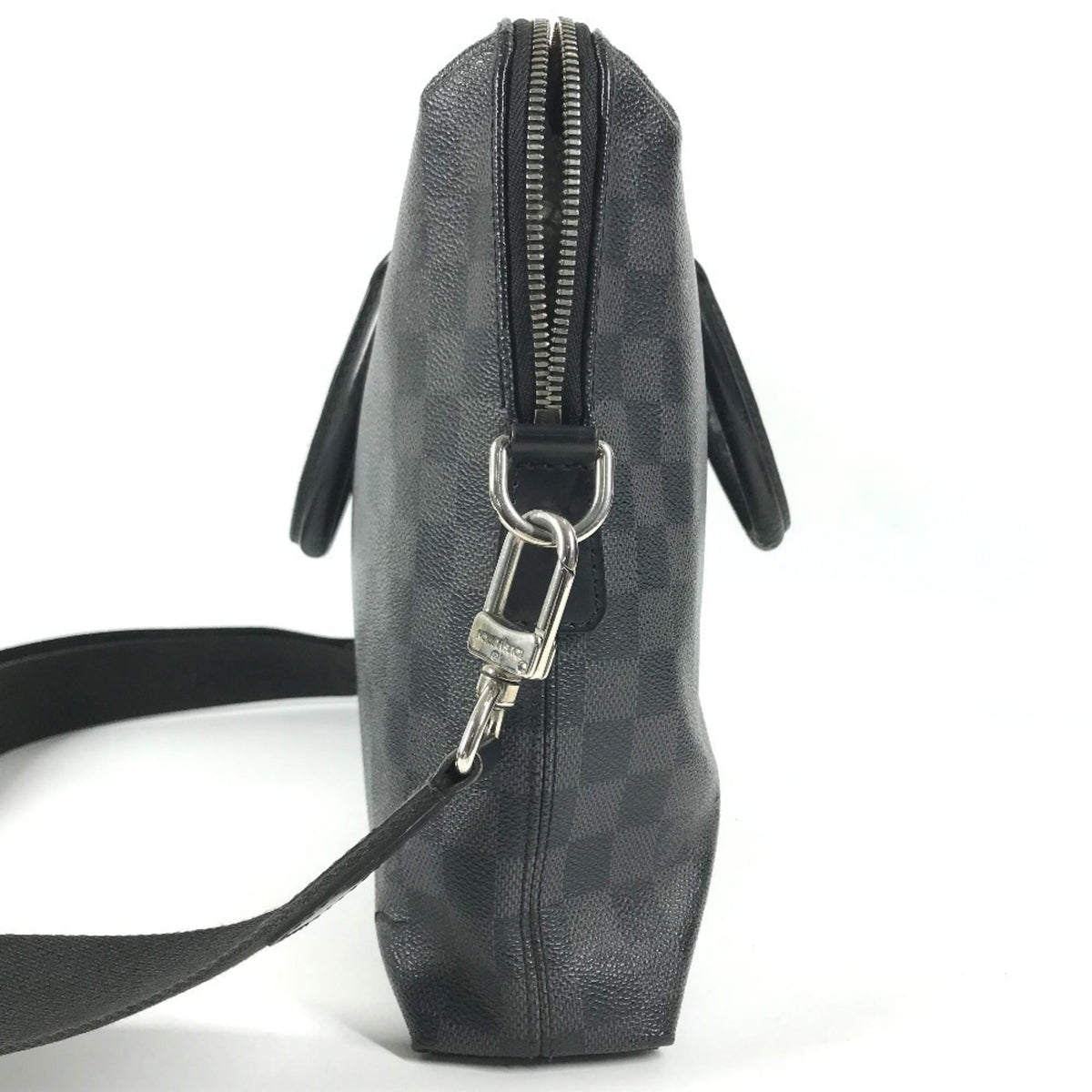 Louis Vuitton Black Damier Graphite Canvas Briefcase Handbag (Pre-Owned)