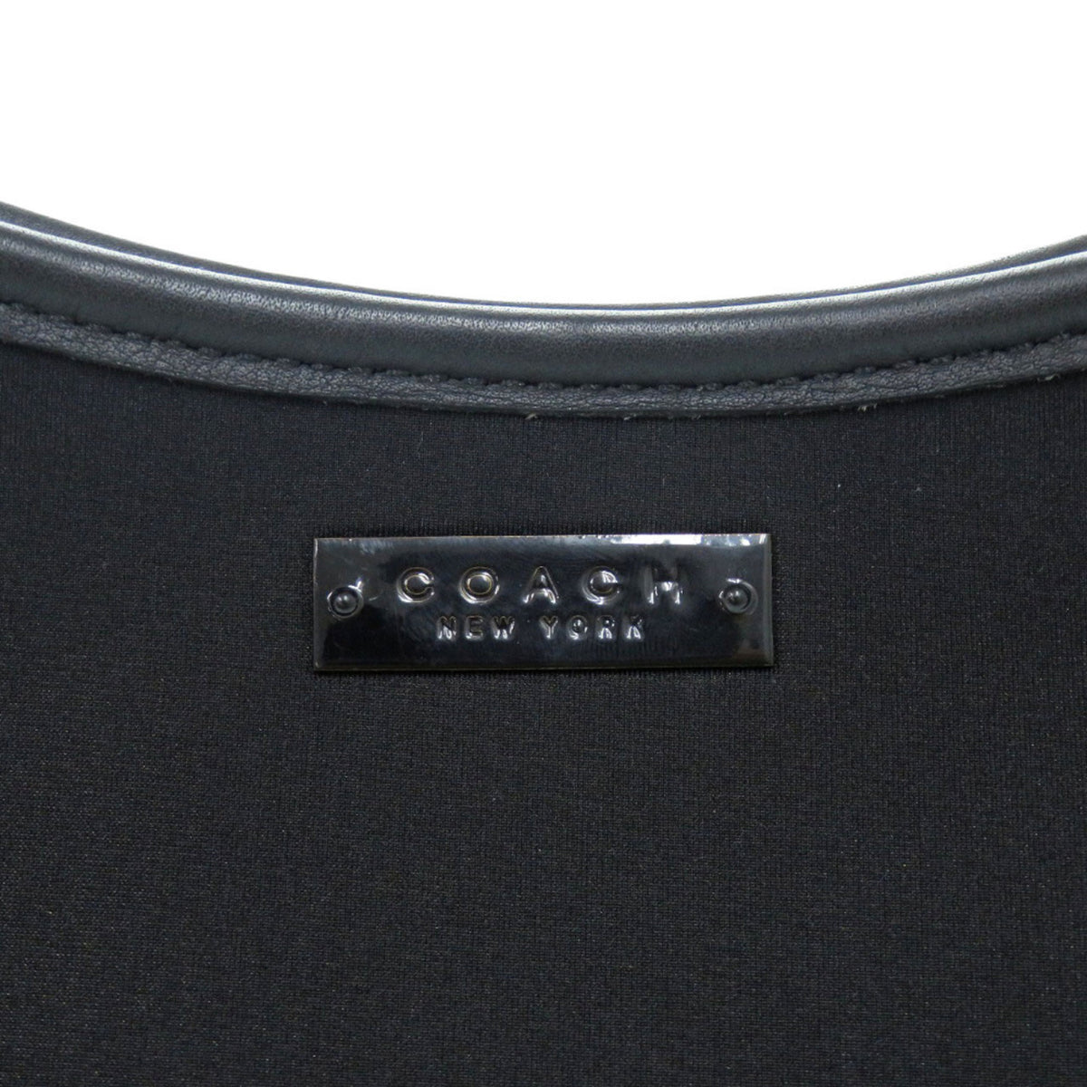 Coach Black Urethane Leather Handbag Pouch (Pre-Owned)