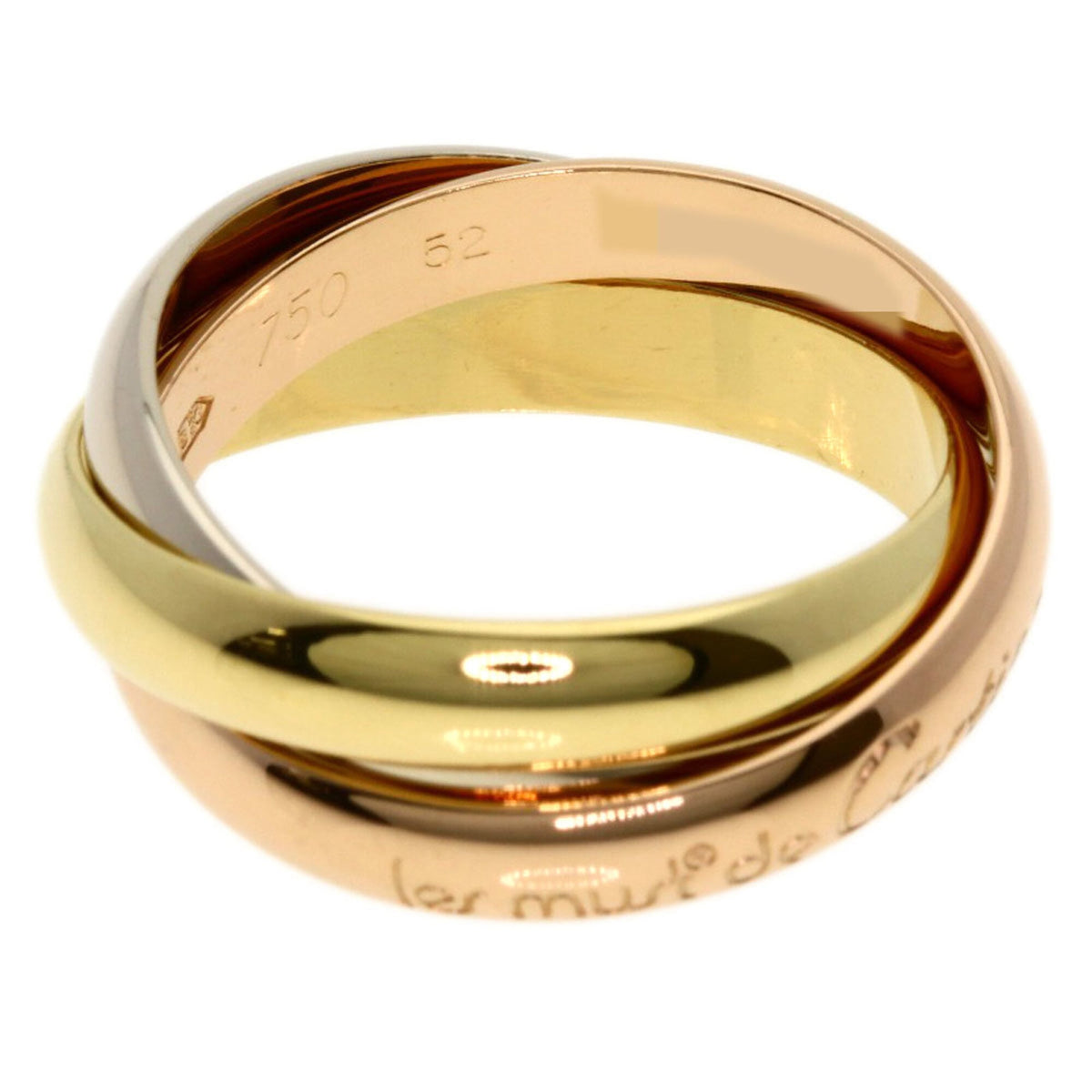 Cartier Yellow Gold (18K) Pink Gold (18K) White Gold (18K) Band Ring (Pre-Owned)