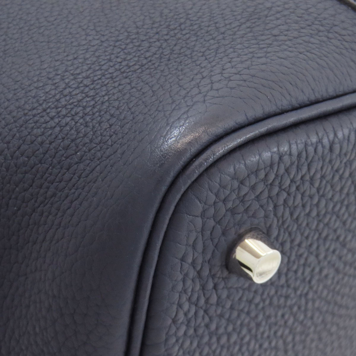 Hermes Navy Handbag (Pre-Owned)