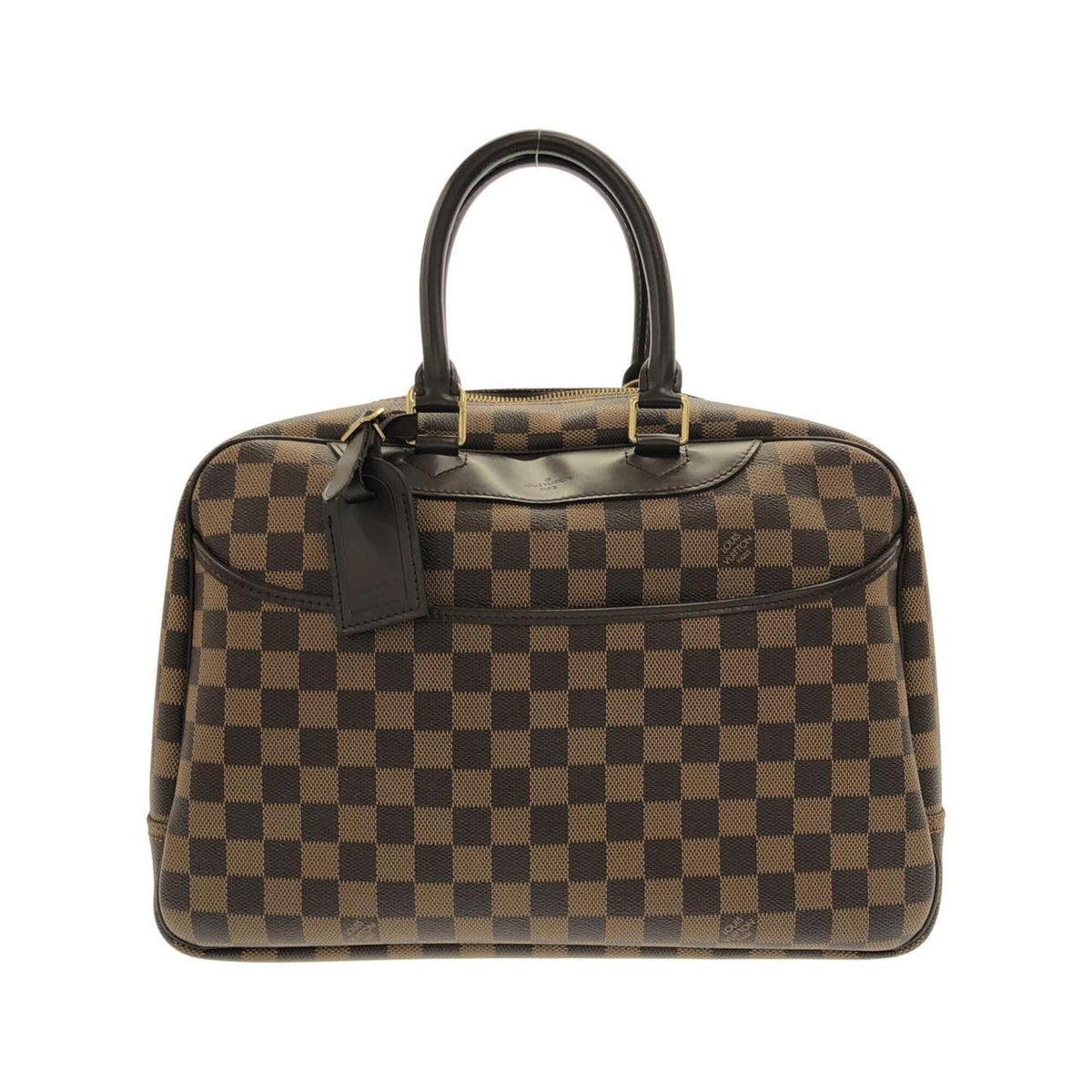 Louis Vuitton Brown Coated Canvas Handbag (Pre-Owned)