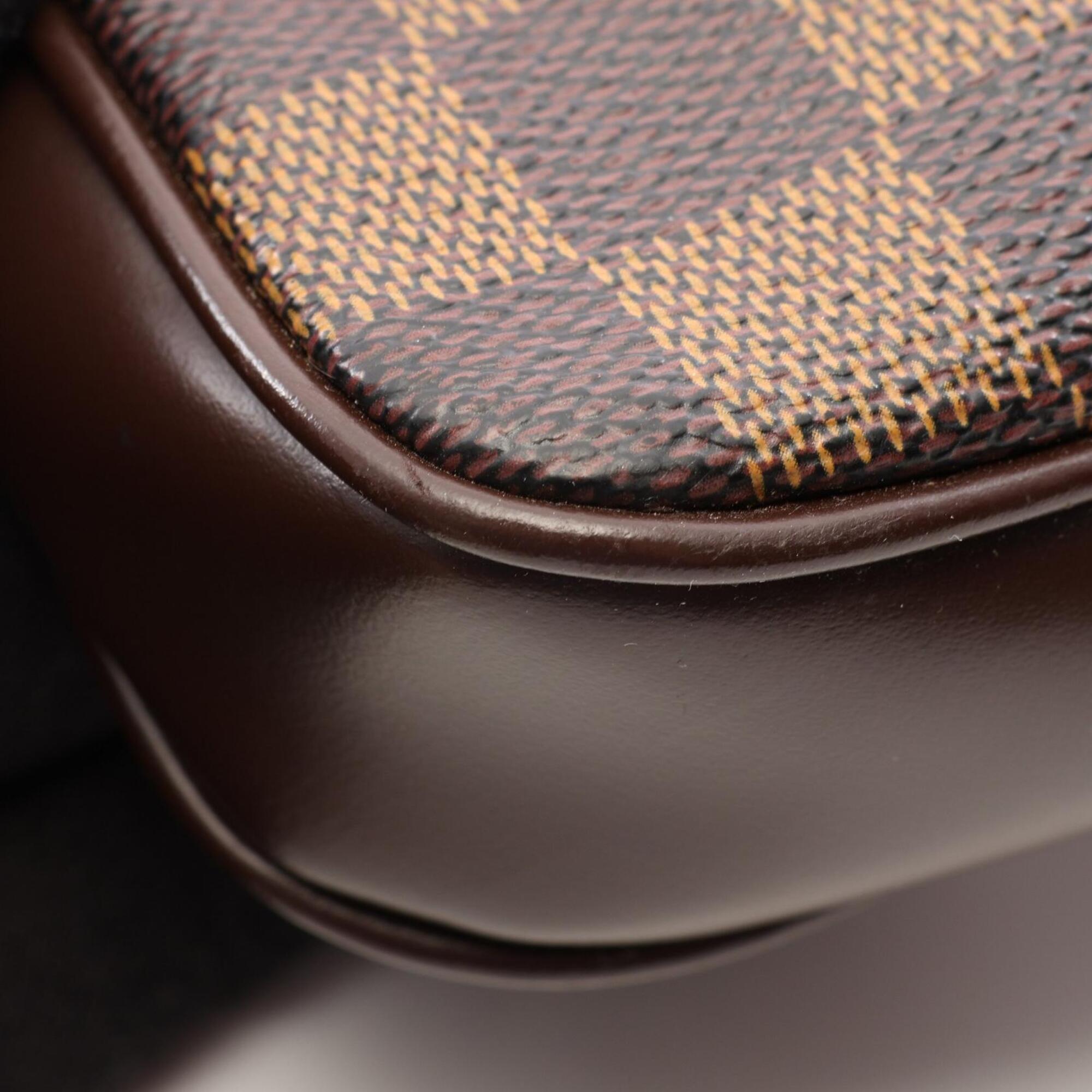 Louis Vuitton Brown Coated Canvas Leather Handbag (Pre-Owned)