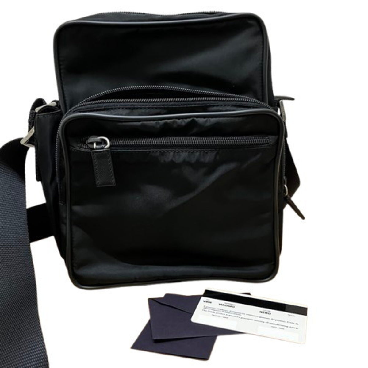 Prada Black Nylon Shoulder Bag (Pre-Owned)