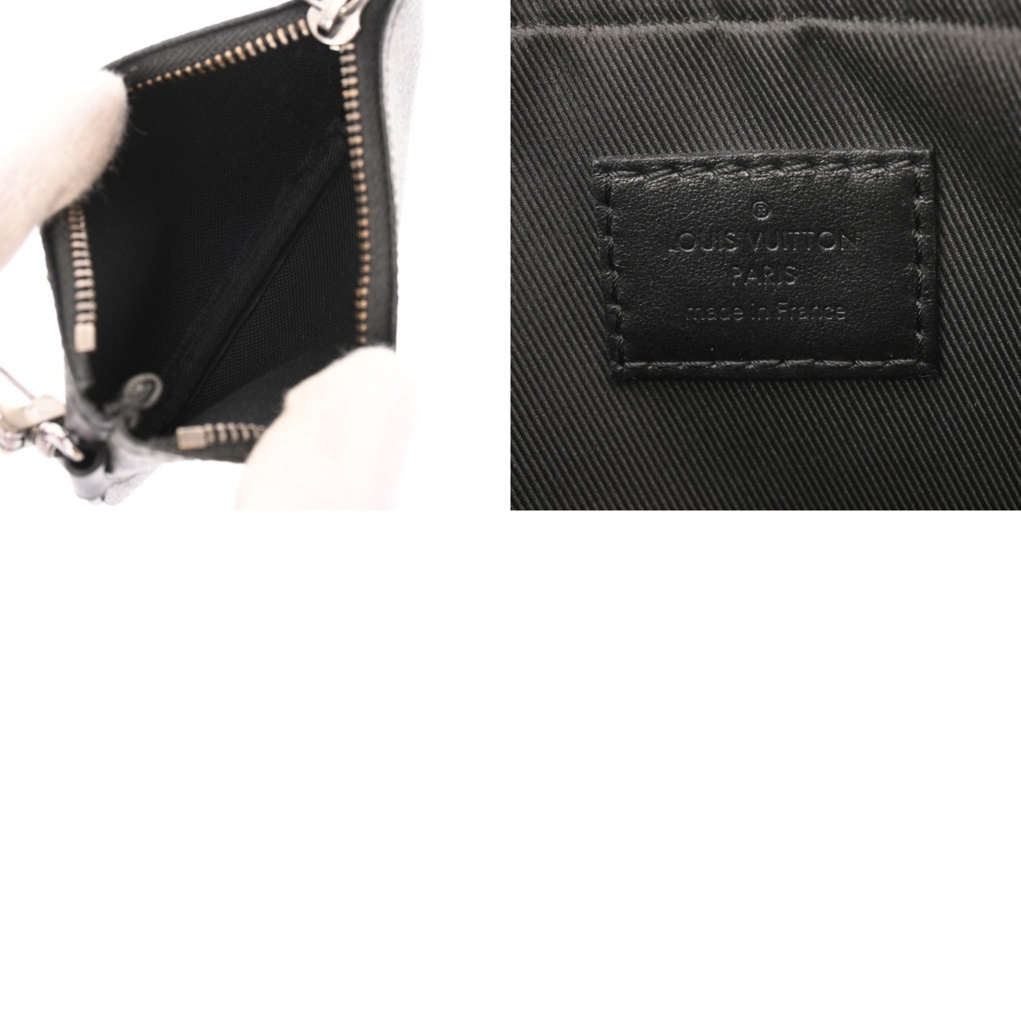 Louis Vuitton Black Gray Monogram Eclipse Shoulder Bag (Pre-Owned)