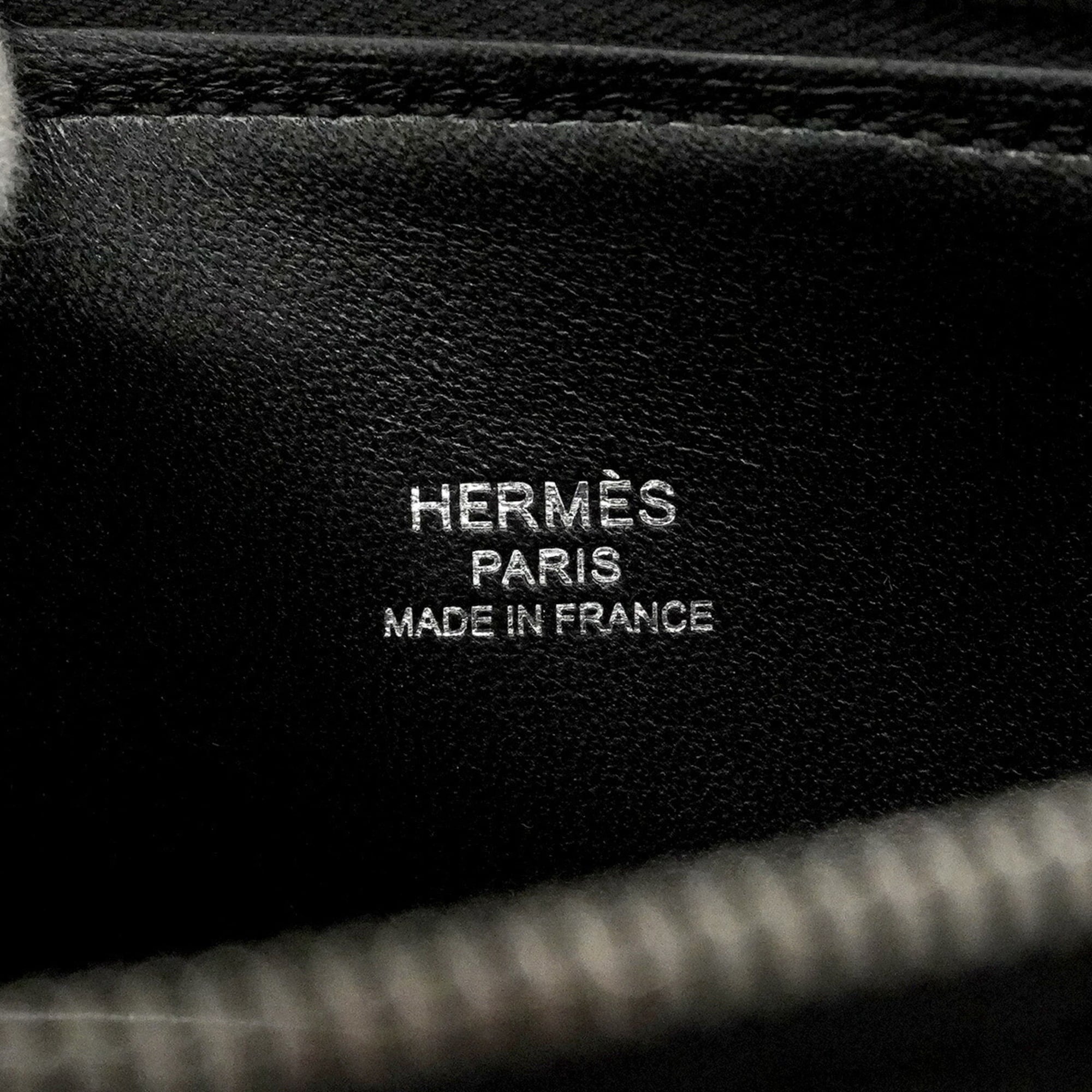 Hermes Black Chevre Myzore Leather Handbag (Pre-Owned)