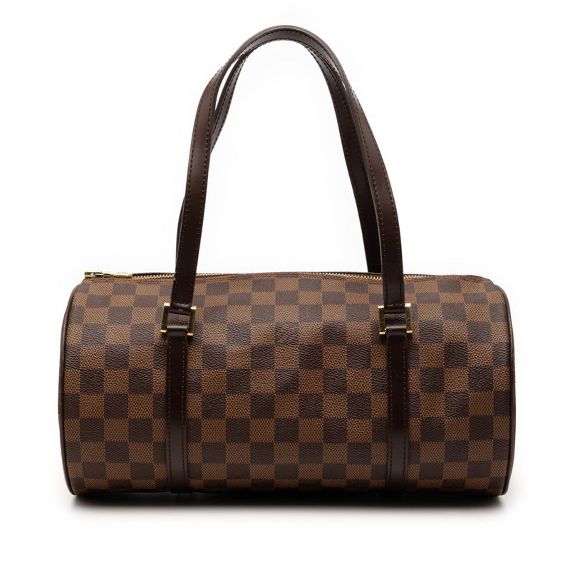 Louis Vuitton Damier Brown Pvc Leather Handbag (Pre-Owned)