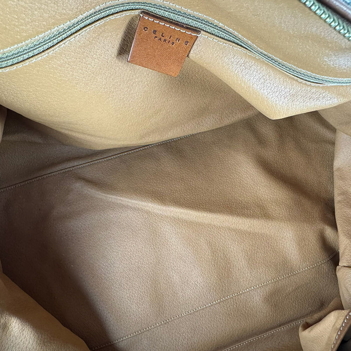 Celine Brown Pvc Handbag (Pre-Owned)