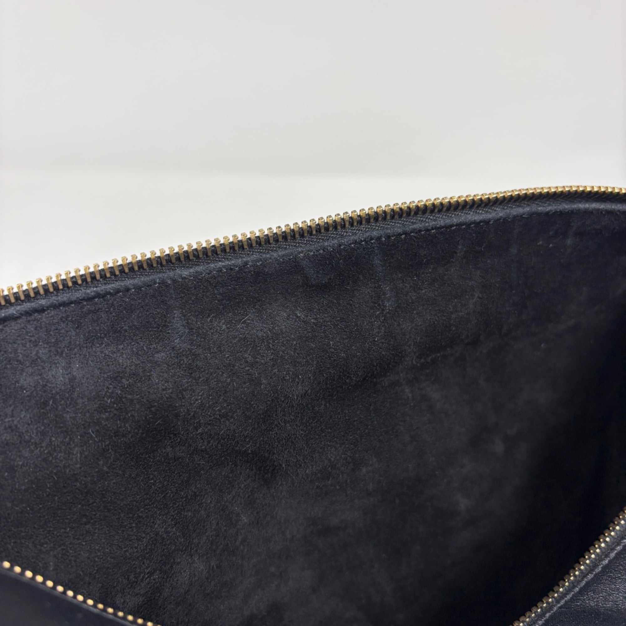 Saint Laurent Black Leather Boston Bag Handbag Shoulder Bag (Pre-Owned)