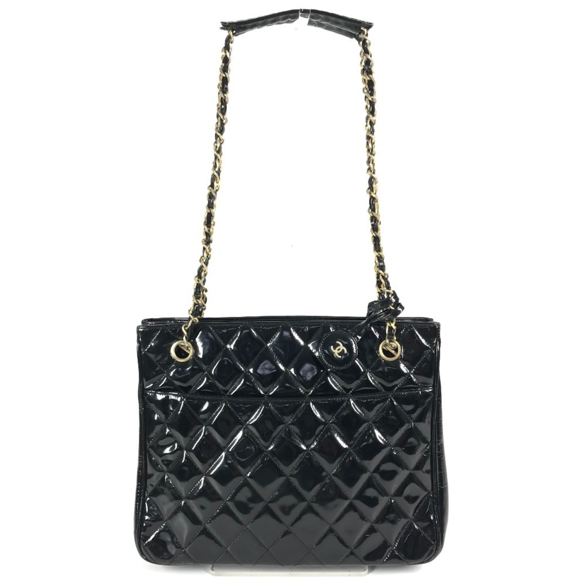 Chanel Black Quilting Shoulder Bag Tote Bag (Pre-Owned)