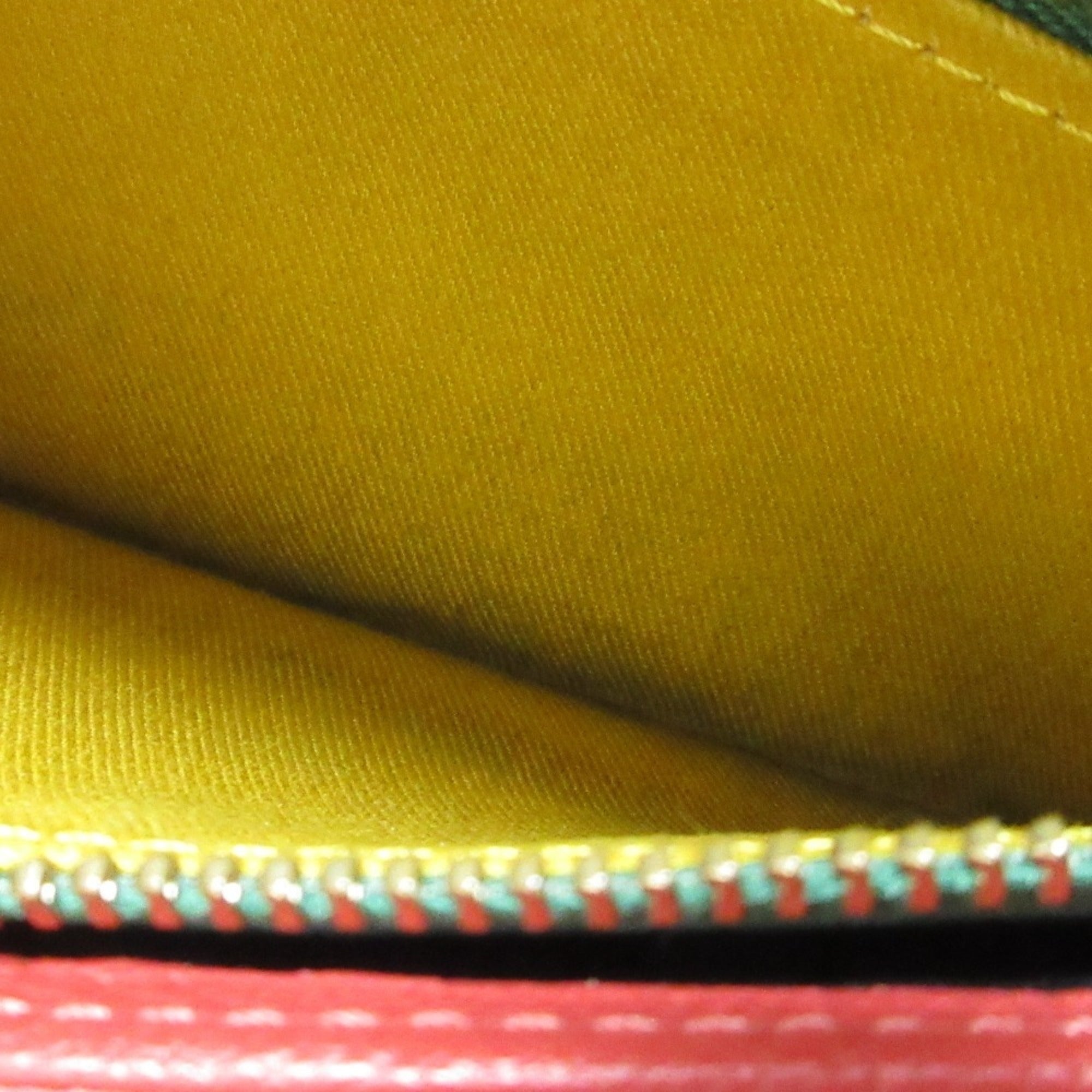 Paul Smith Red Color Leather Long Bill Wallet (Tri-Fold) (Pre-Owned)