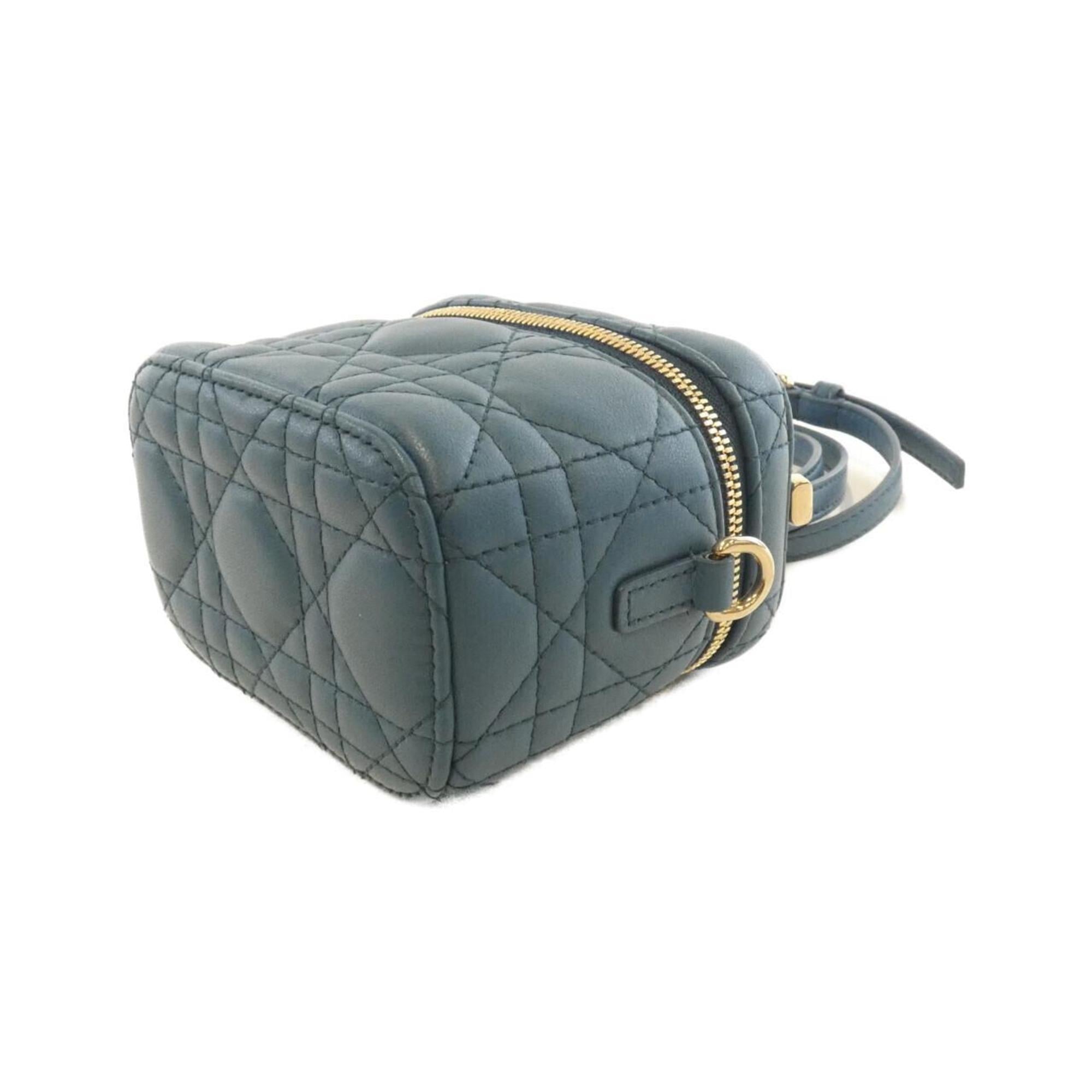 Christian Dior Blue Leather Handbag (Pre-Owned)