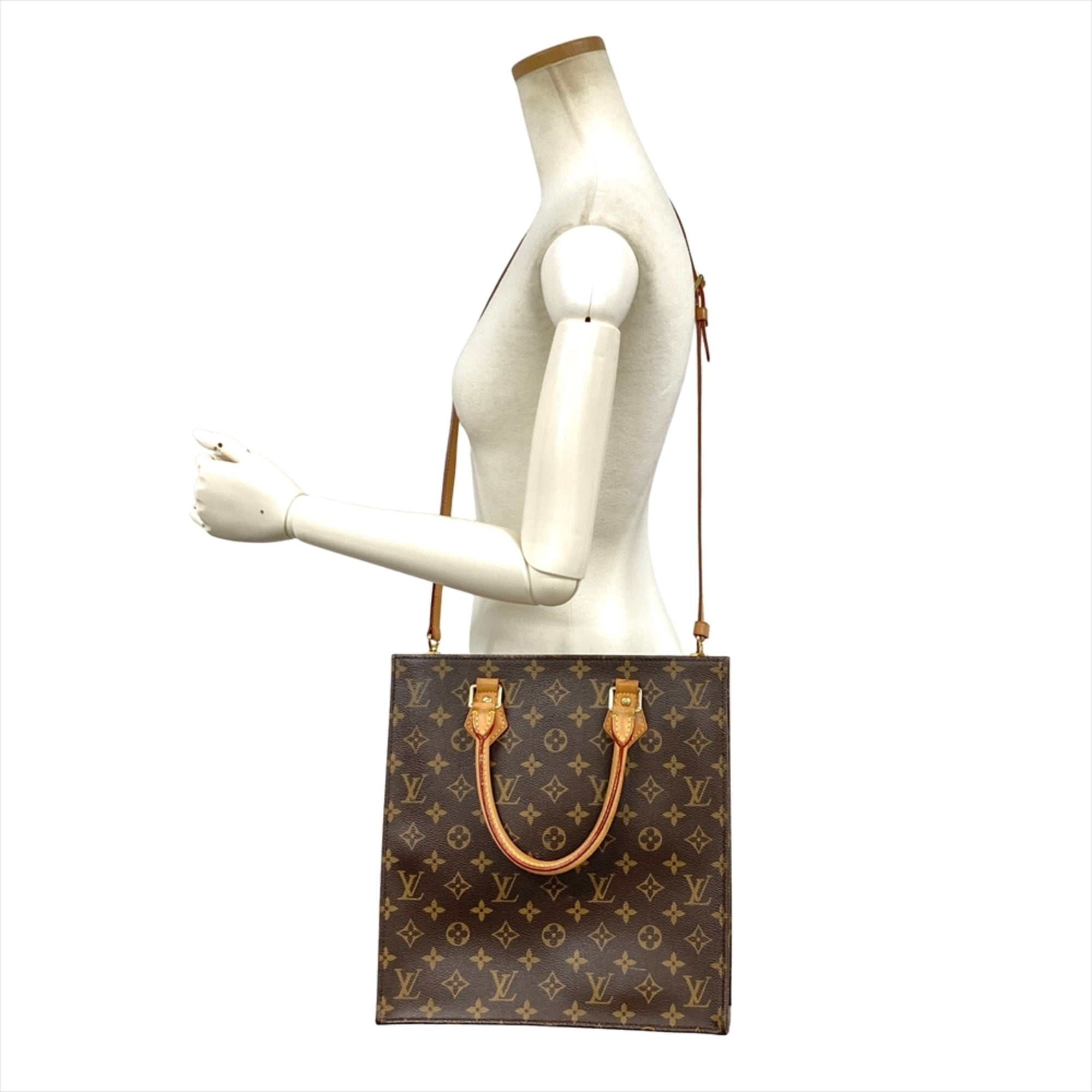Louis Vuitton Black Blue Brown Galle Monogram Monogram Tote Bag (Pre-Owned)