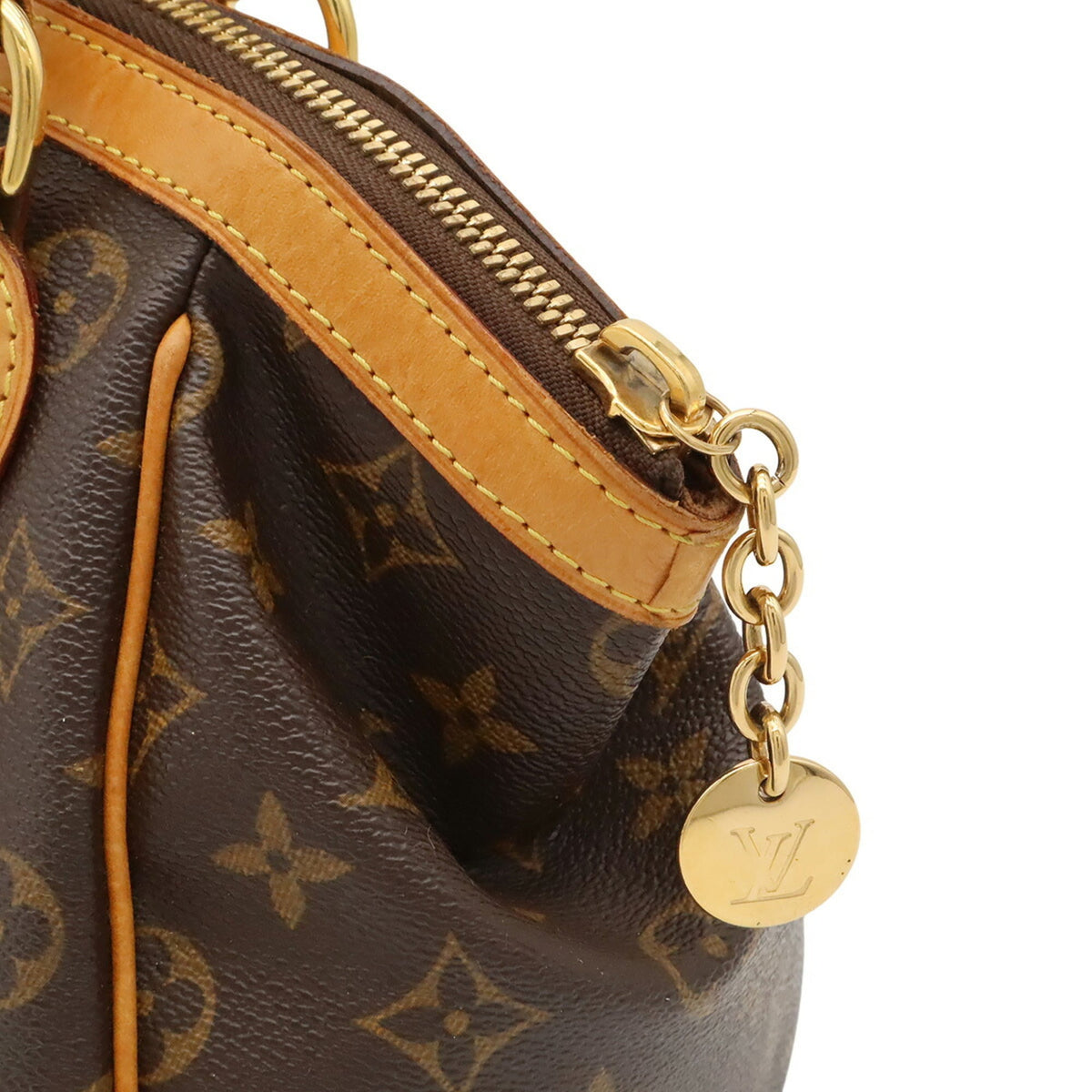 Louis Vuitton Brown Monogram Handbag Tote Bag (Pre-Owned)
