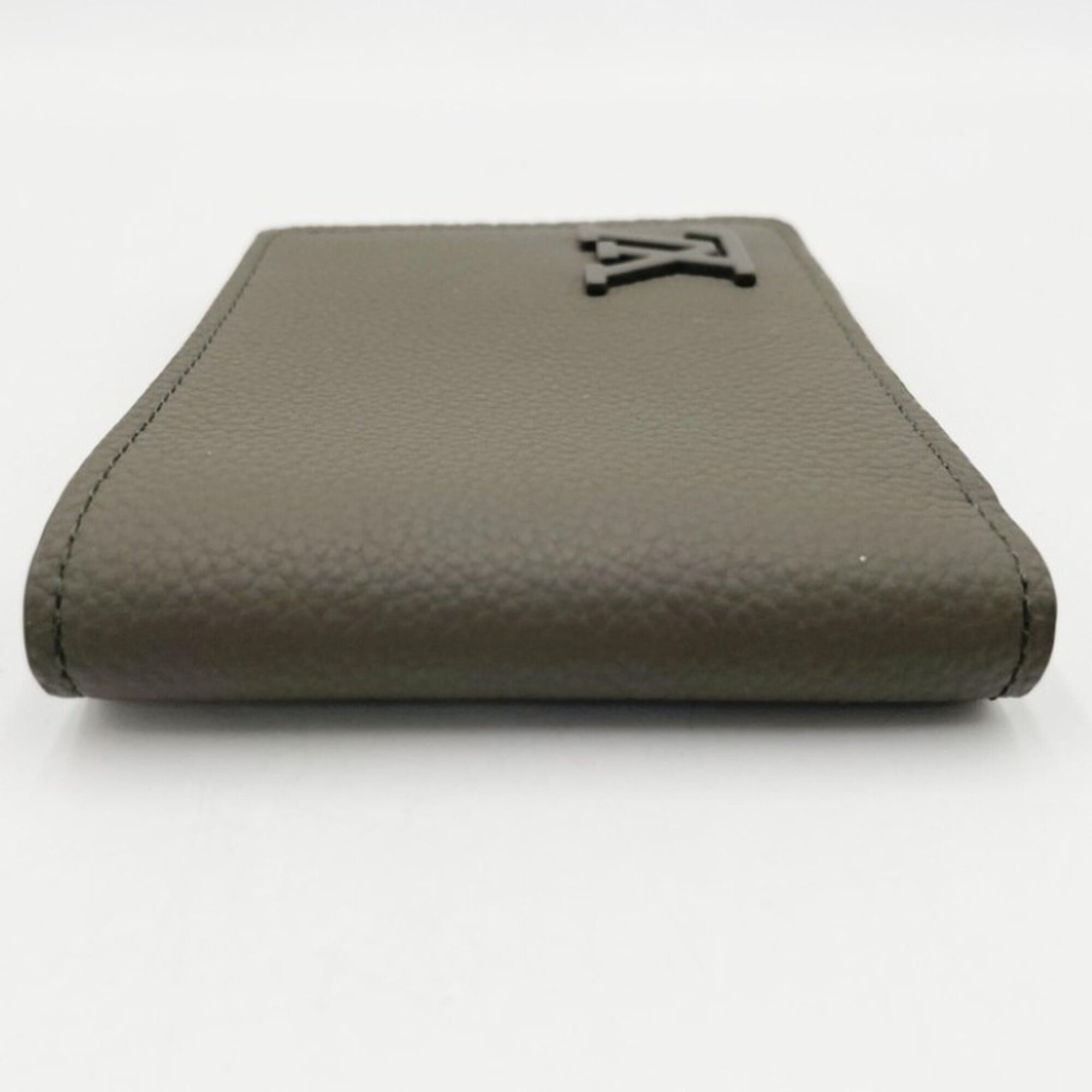 Louis Vuitton Khaki Leather Wallet (Bi-Fold) (Pre-Owned)