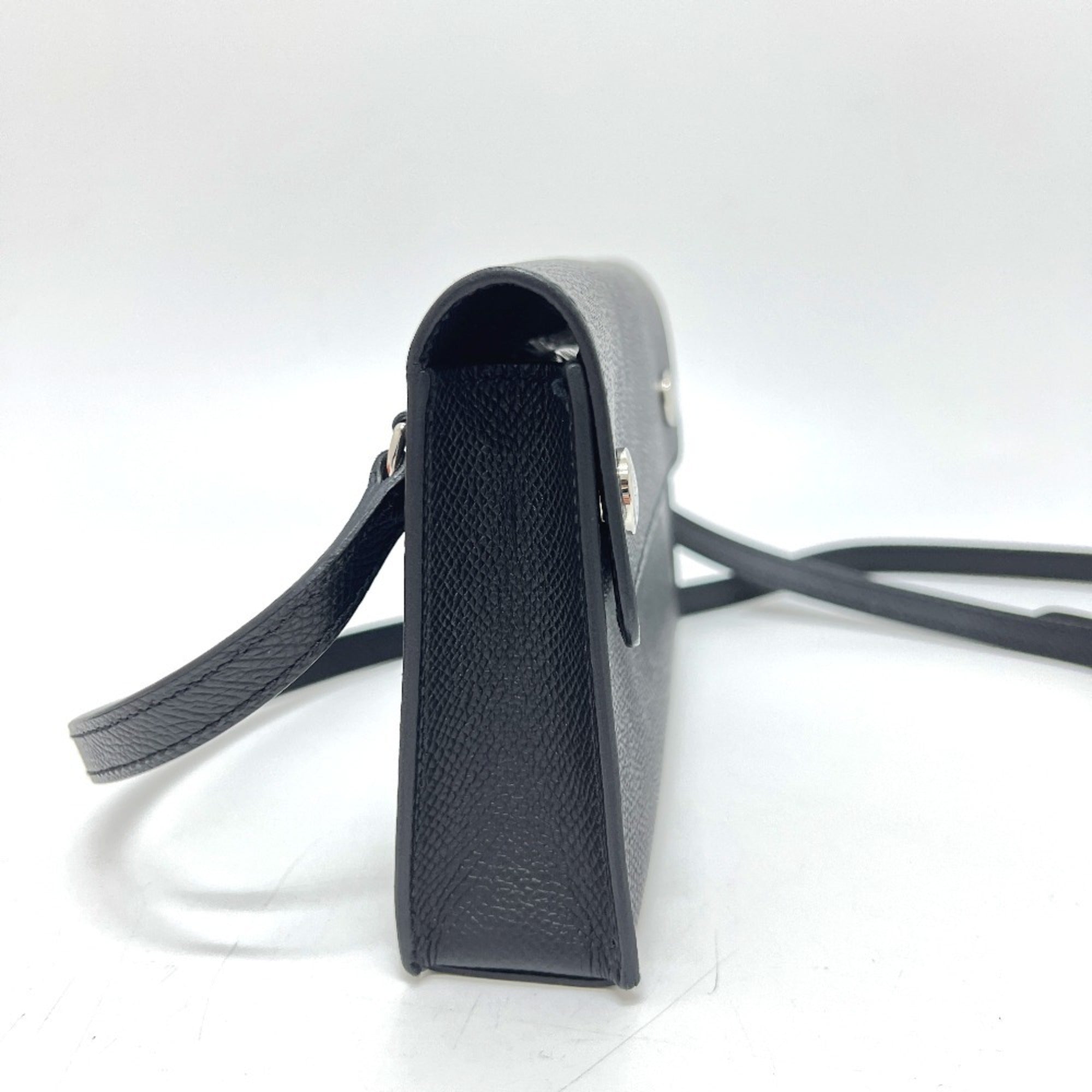 Hermes Black Epsom Leather Shoulder Bag (Pre-Owned)