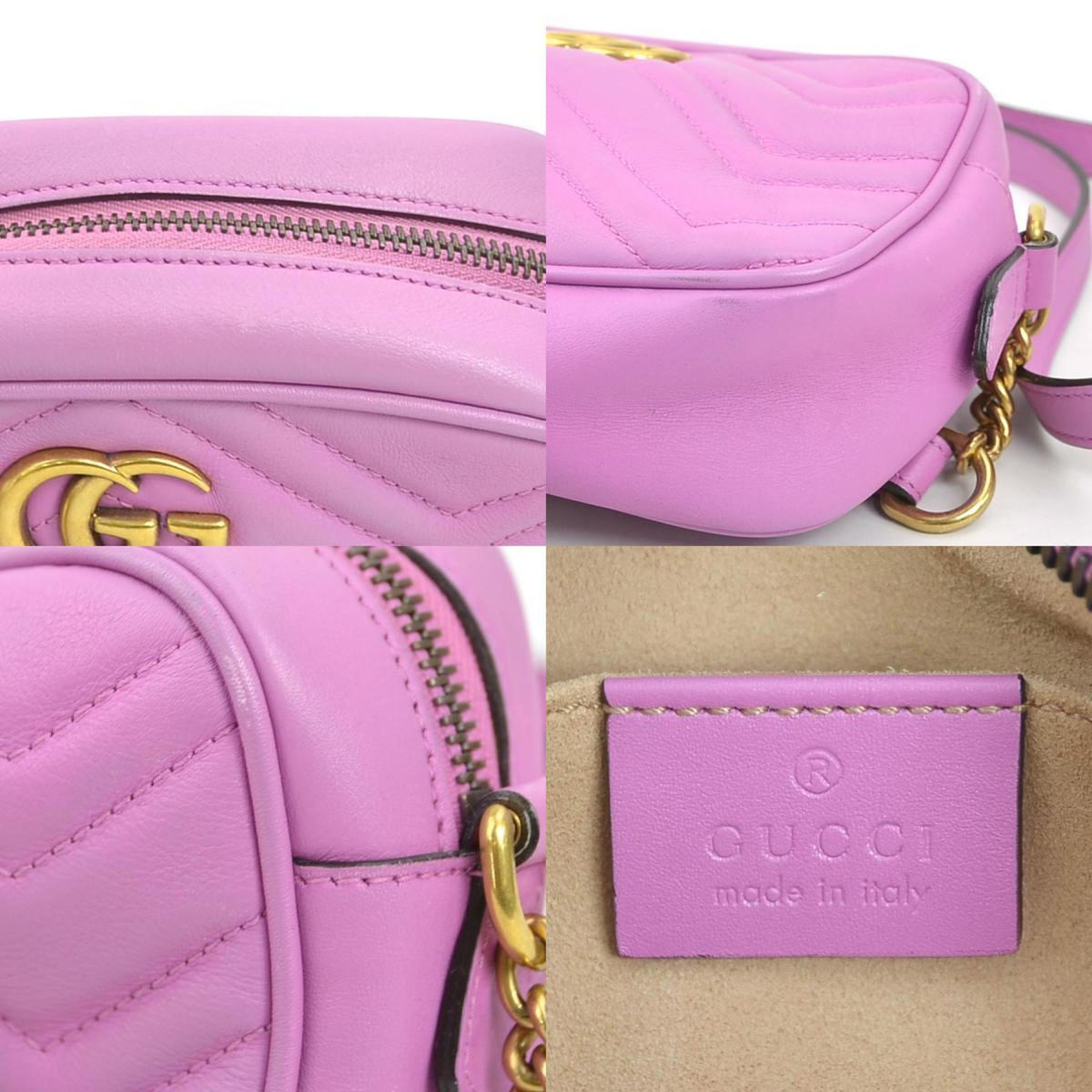 Gucci Leather Shoulder Bag (Pre-Owned)