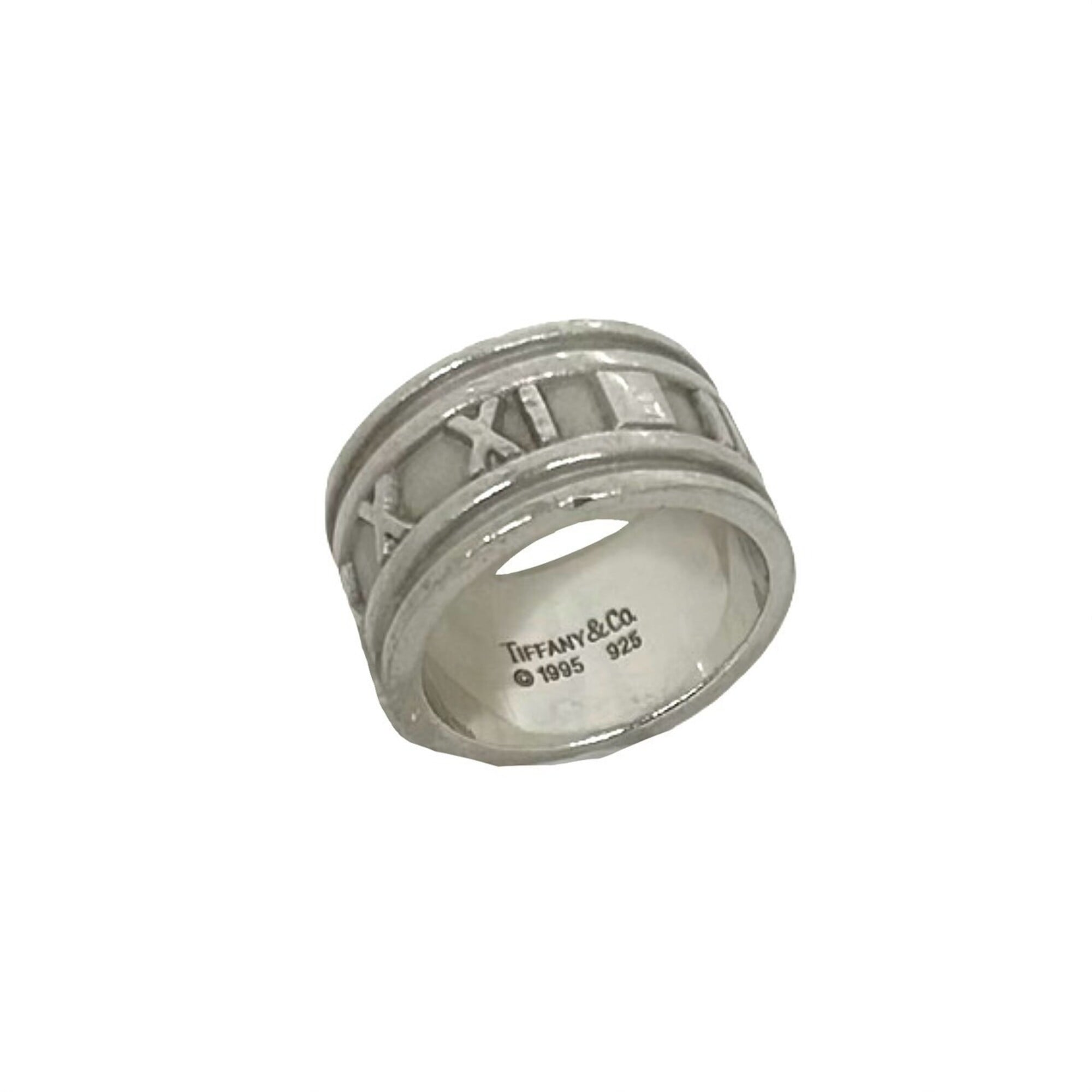 Tiffany Silver Silver 925 Band Ring (Pre-Owned)