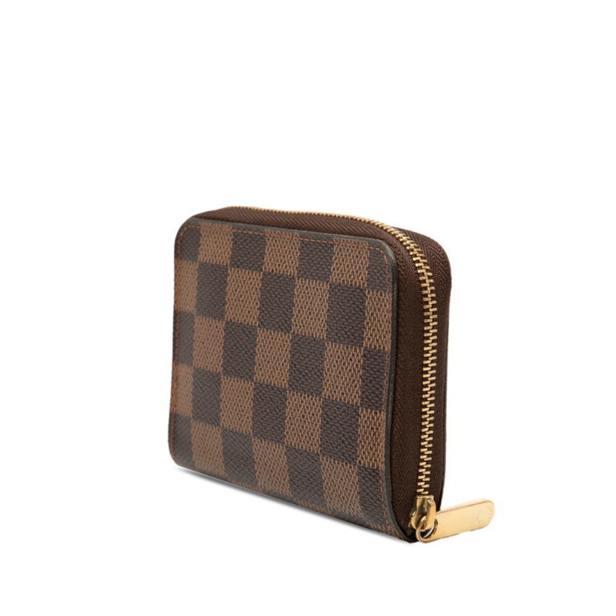 Louis Vuitton Brown Pvc Leather Coin Purse/Coin Case (Pre-Owned)