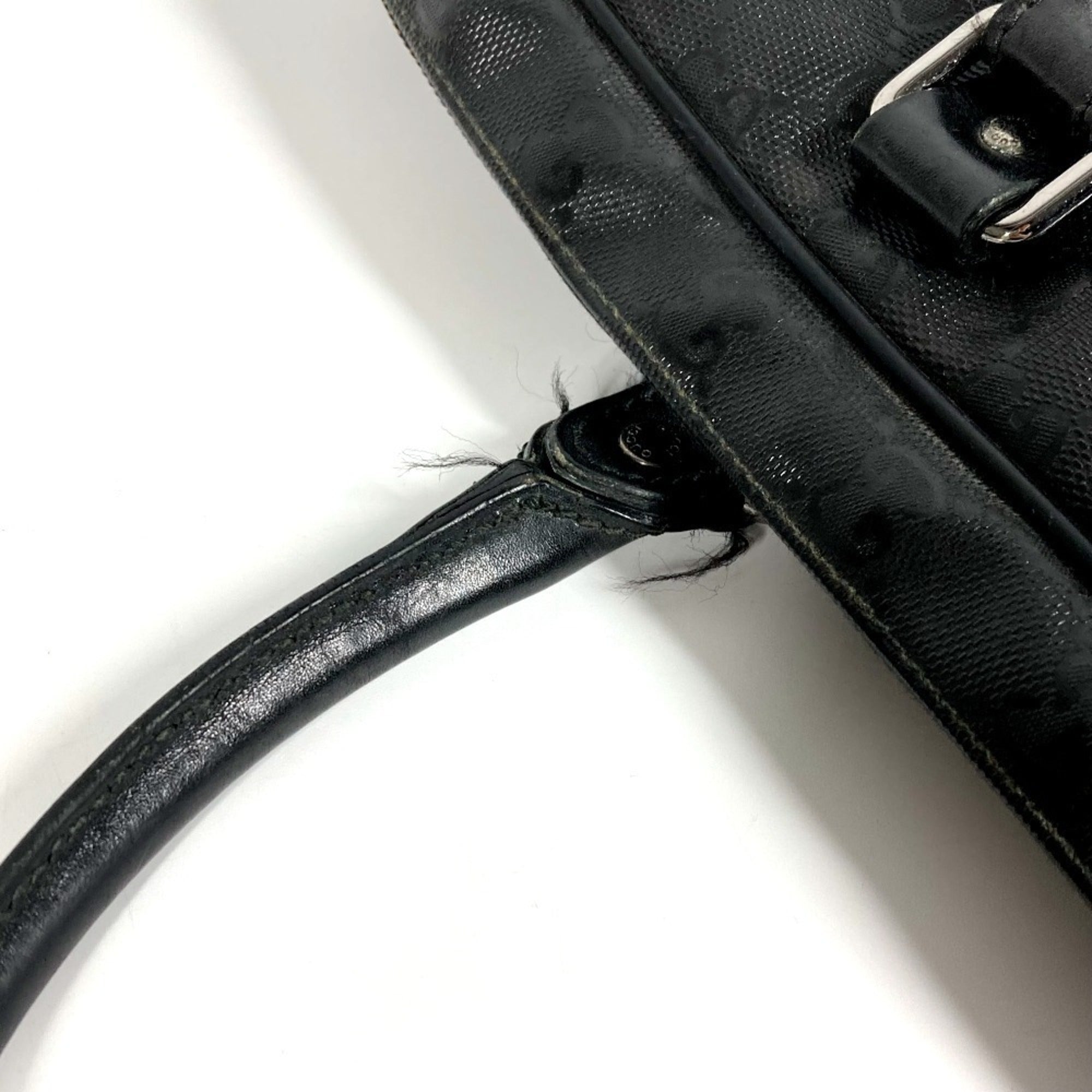 Gucci Black Gg Imprimé Handbag Tote Bag (Pre-Owned)