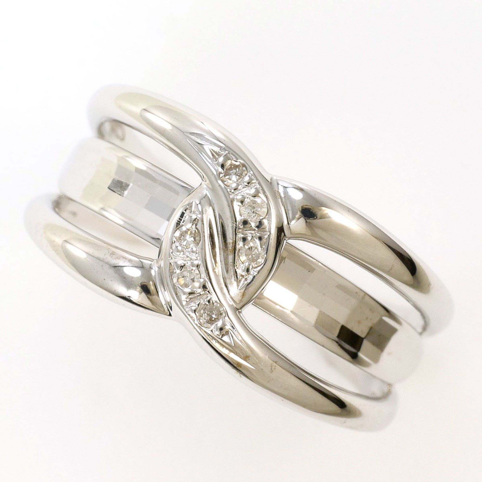 Unbranded White Gold White Gold (14K) Band Ring (Pre-Owned)