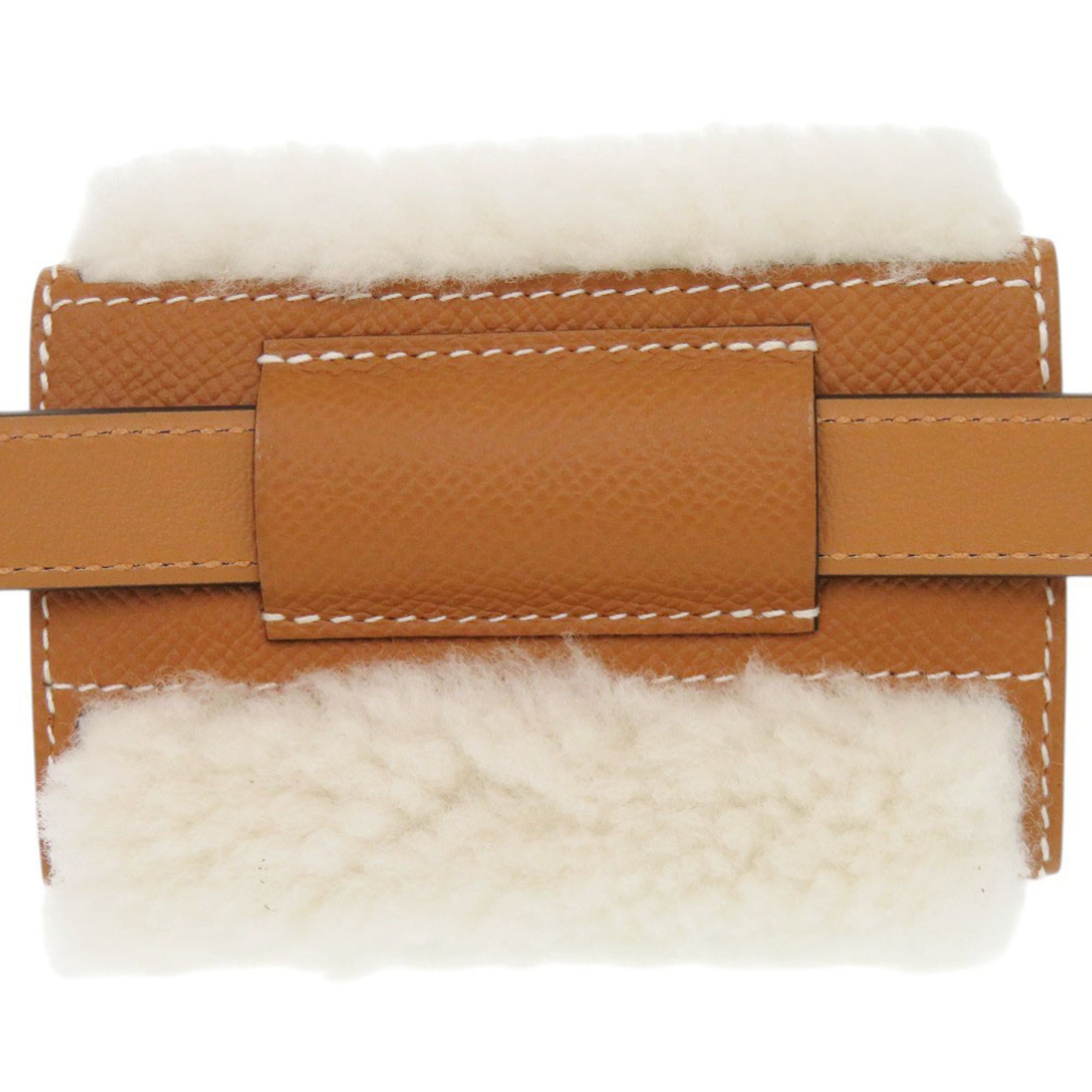 Hermes Brown Wool Epsom Leather Fanny Pack (Pre-Owned)