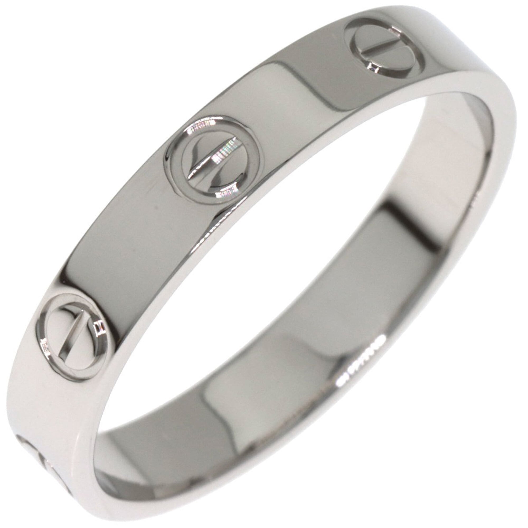 Cartier Love Platinum Platinum 950 Band Ring (Pre-Owned)