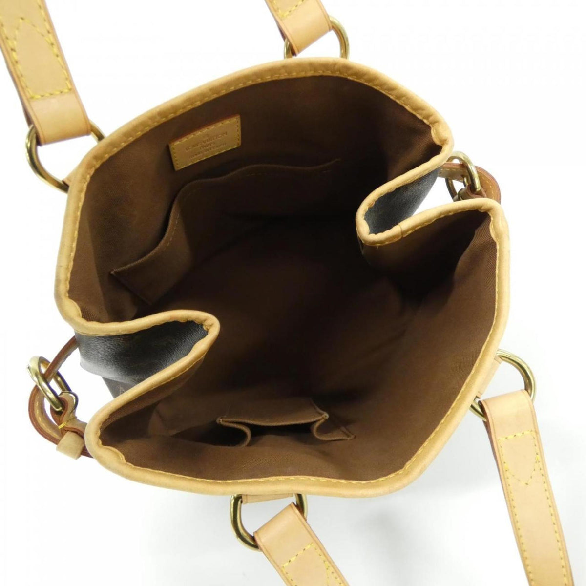 Louis Vuitton Brown Coated Canvas Handbag (Pre-Owned)