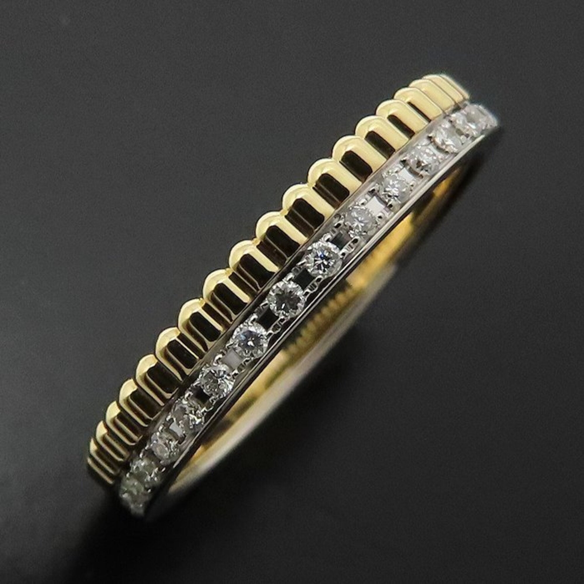 Boucheron Yellow Gold (18K) Pink Gold (18K) Band Ring (Pre-Owned)