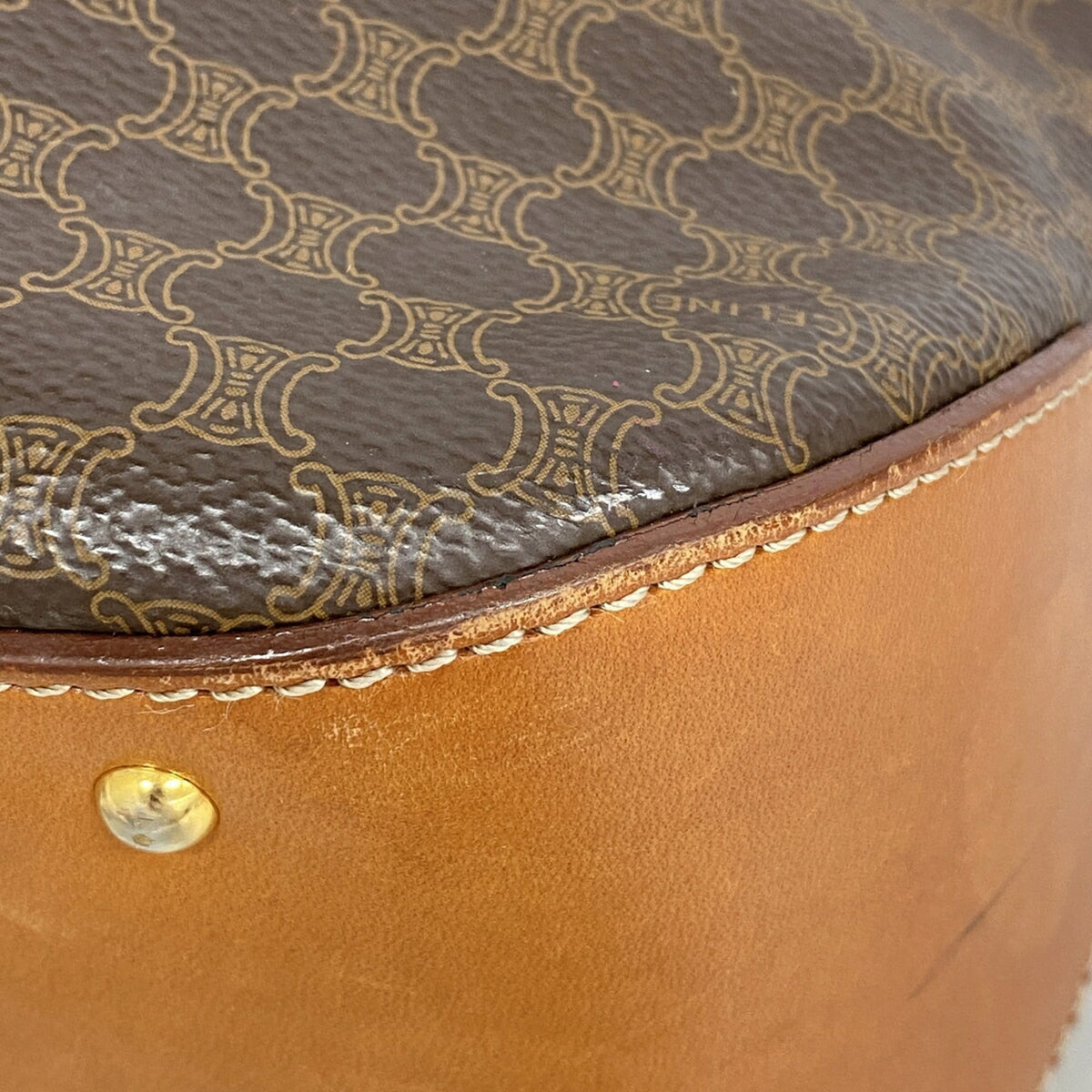 Celine Brown Pvc Shoulder Bag (Pre-Owned)