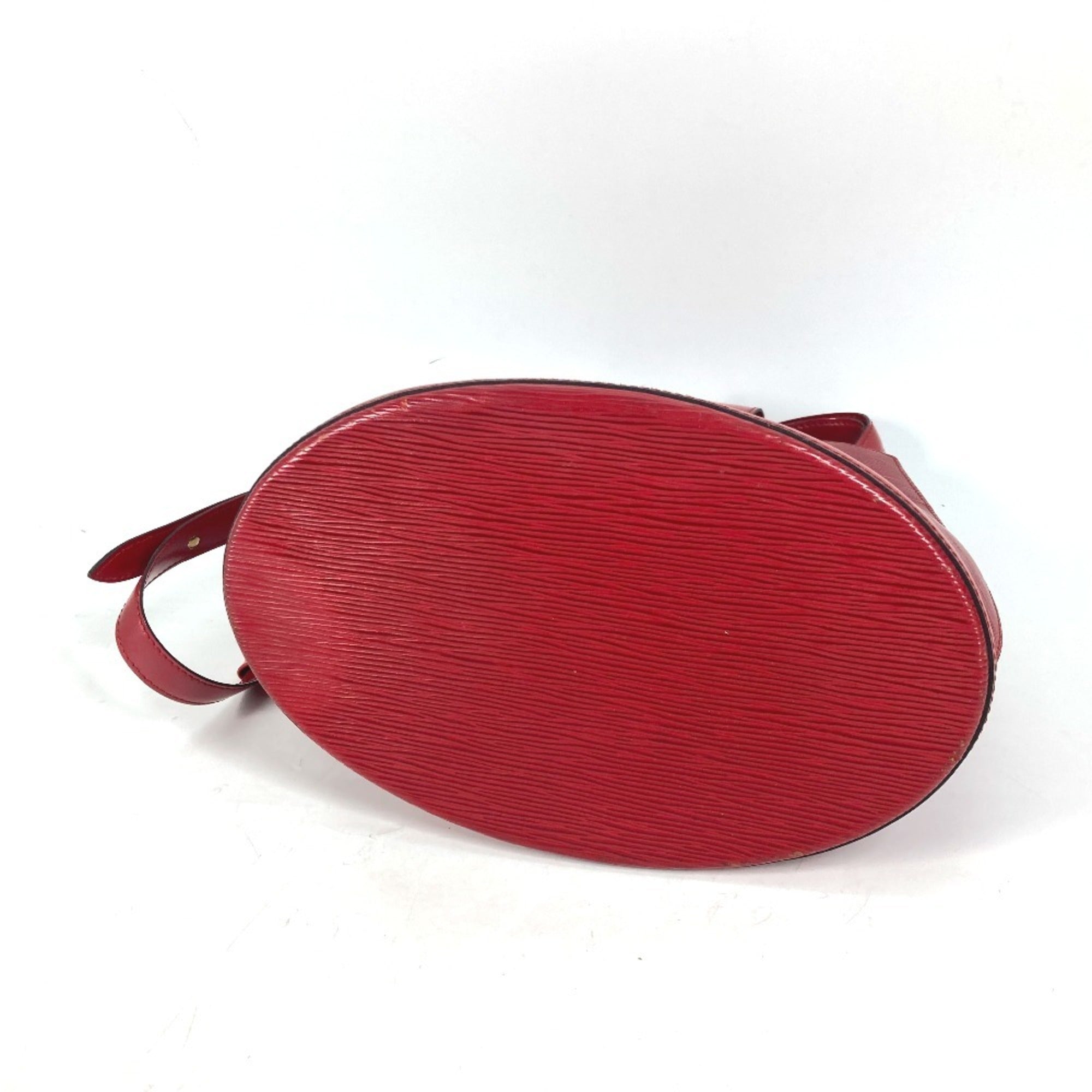 Louis Vuitton Castilian Red Red Color Epi Leather Shoulder Bag (Pre-Owned)
