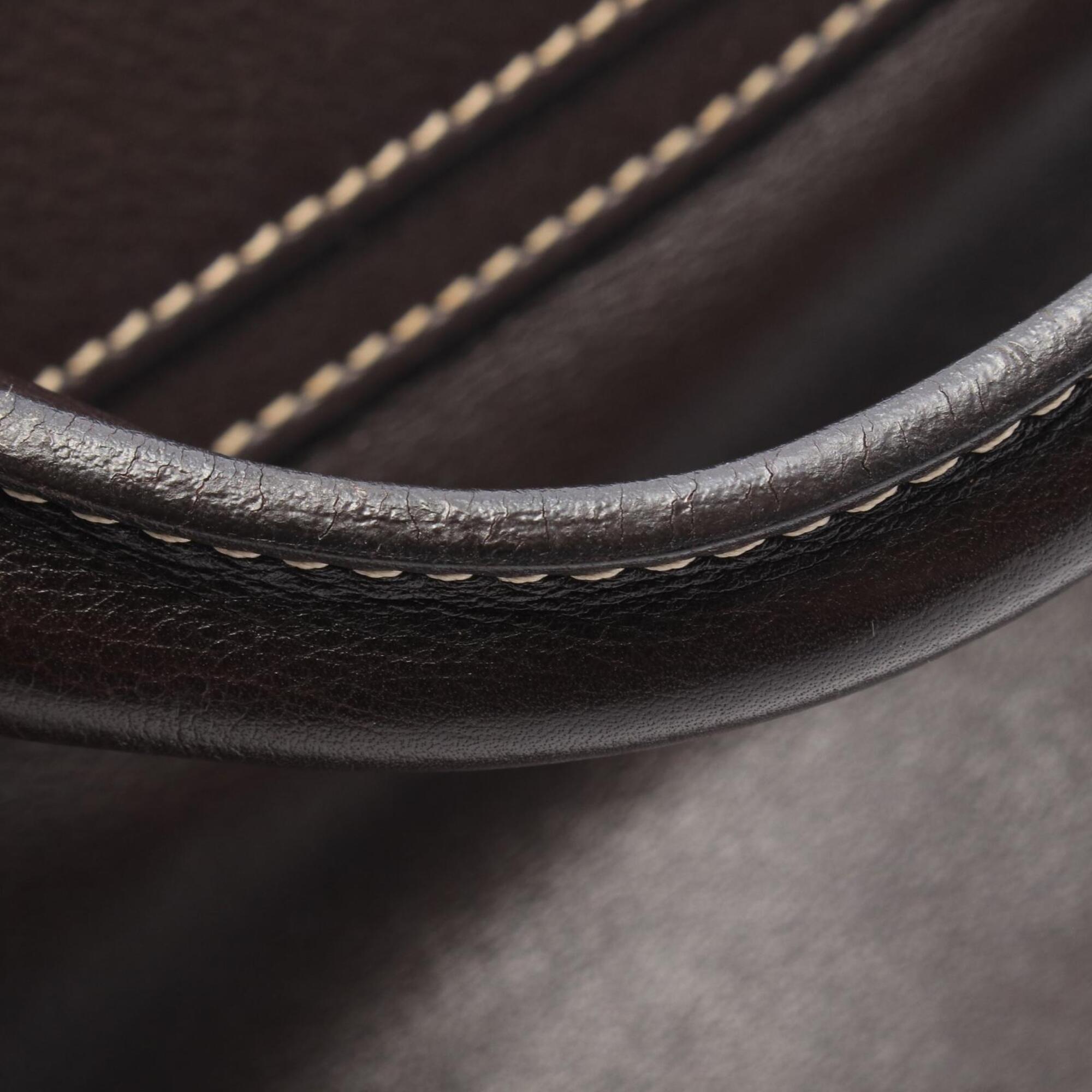 Celine Brown Leather Handbag (Pre-Owned)