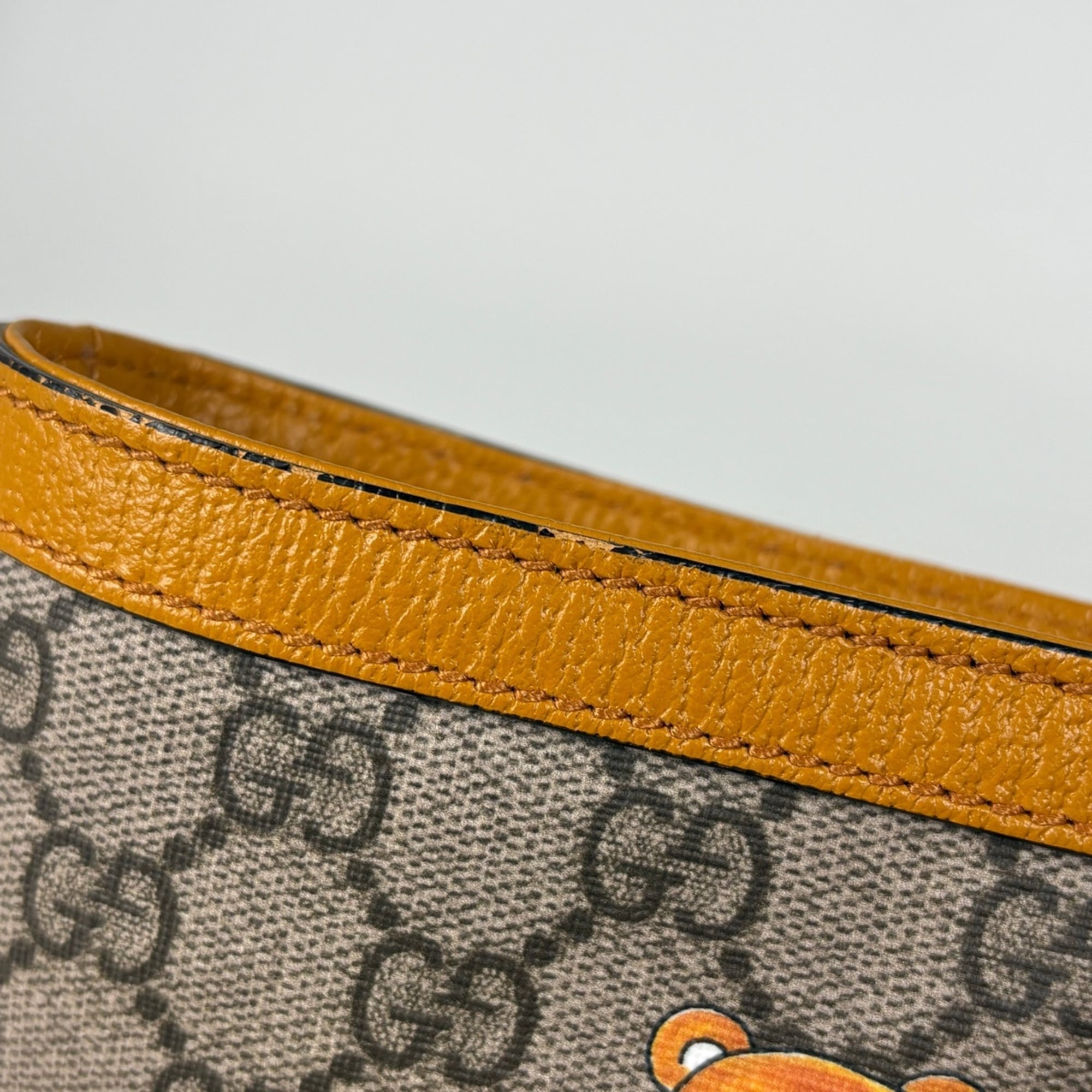 Gucci Brown Gg Supreme Leather Tote Bag (Pre-Owned)