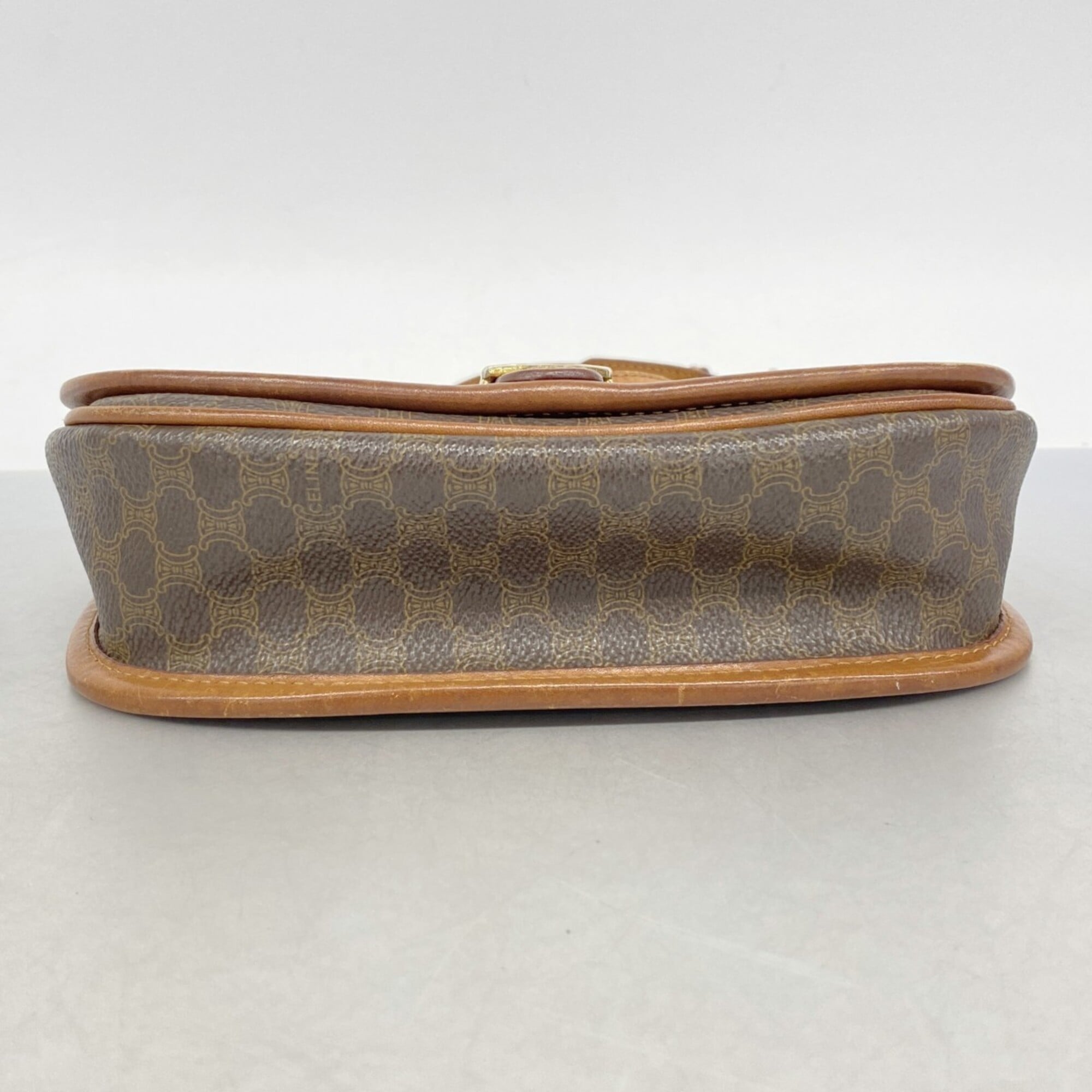 Celine Brown Pvc Shoulder Bag (Pre-Owned)
