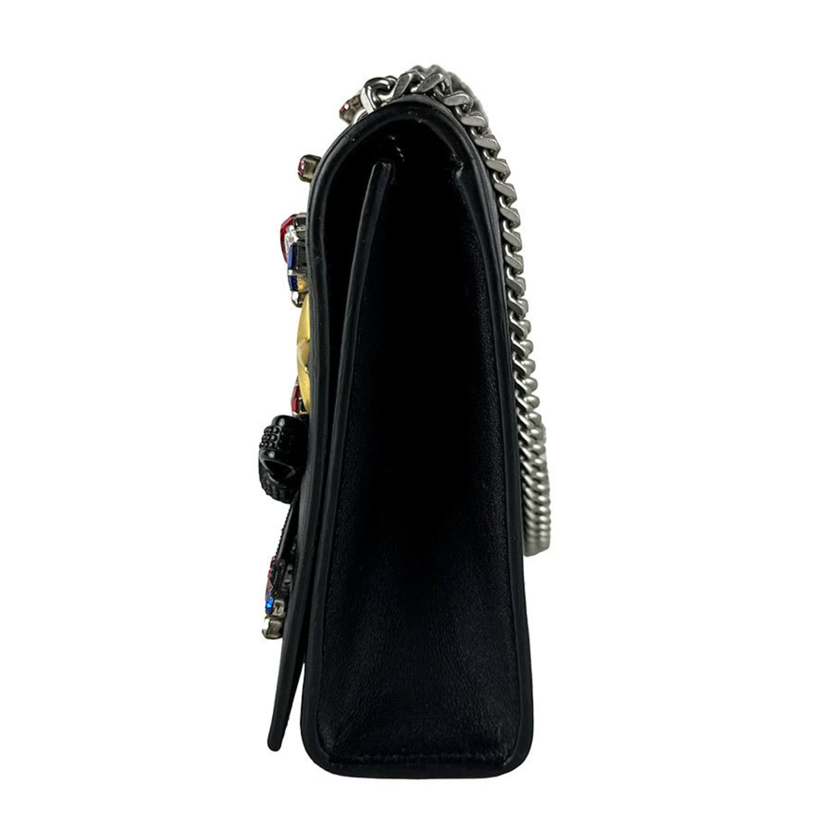 Saint Laurent Black Leather Shoulder Bag (Pre-Owned)