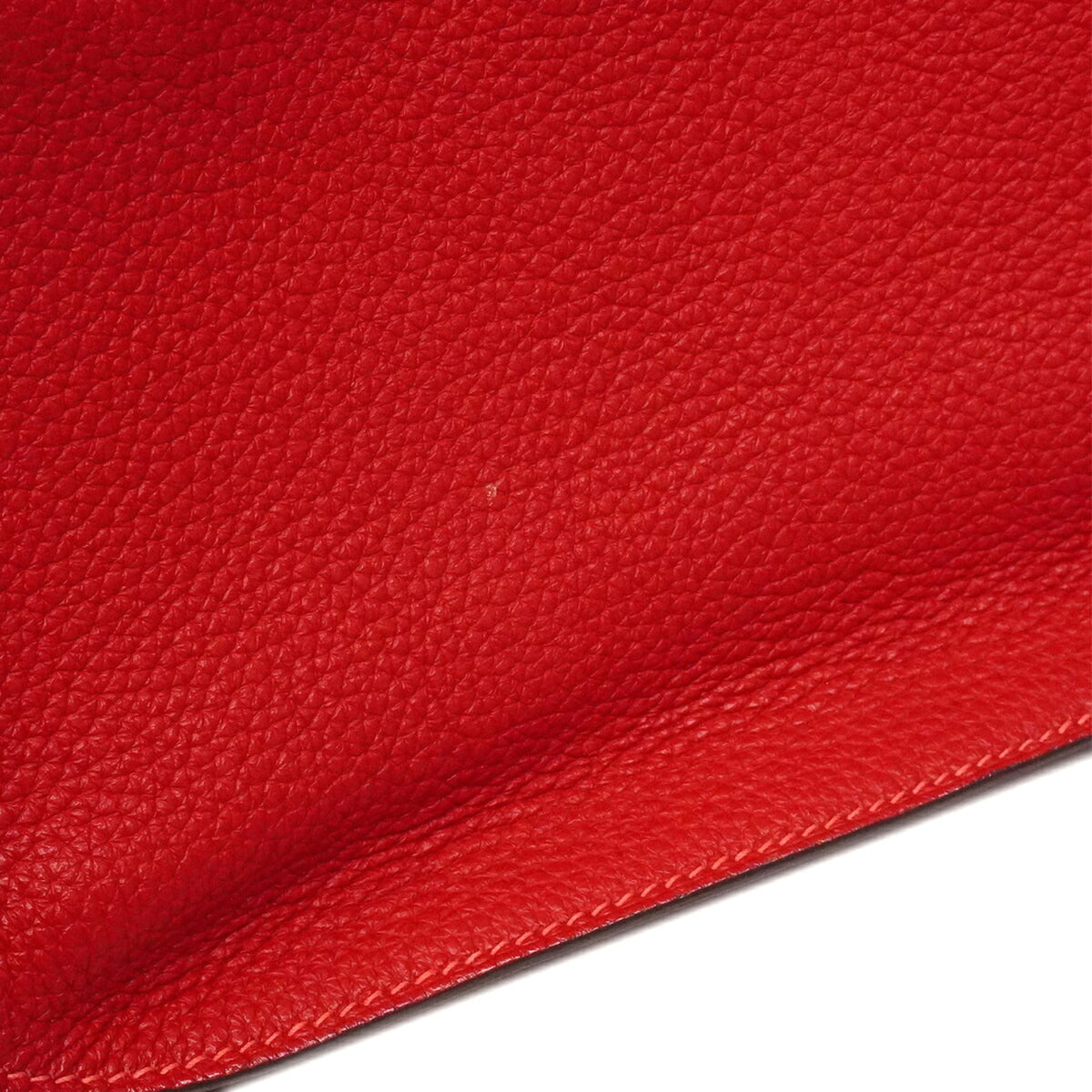 Hermes Rose Jaipur Rouge Casaque Taurillon Clemence Leather Shoulder Bag (Pre-Owned)