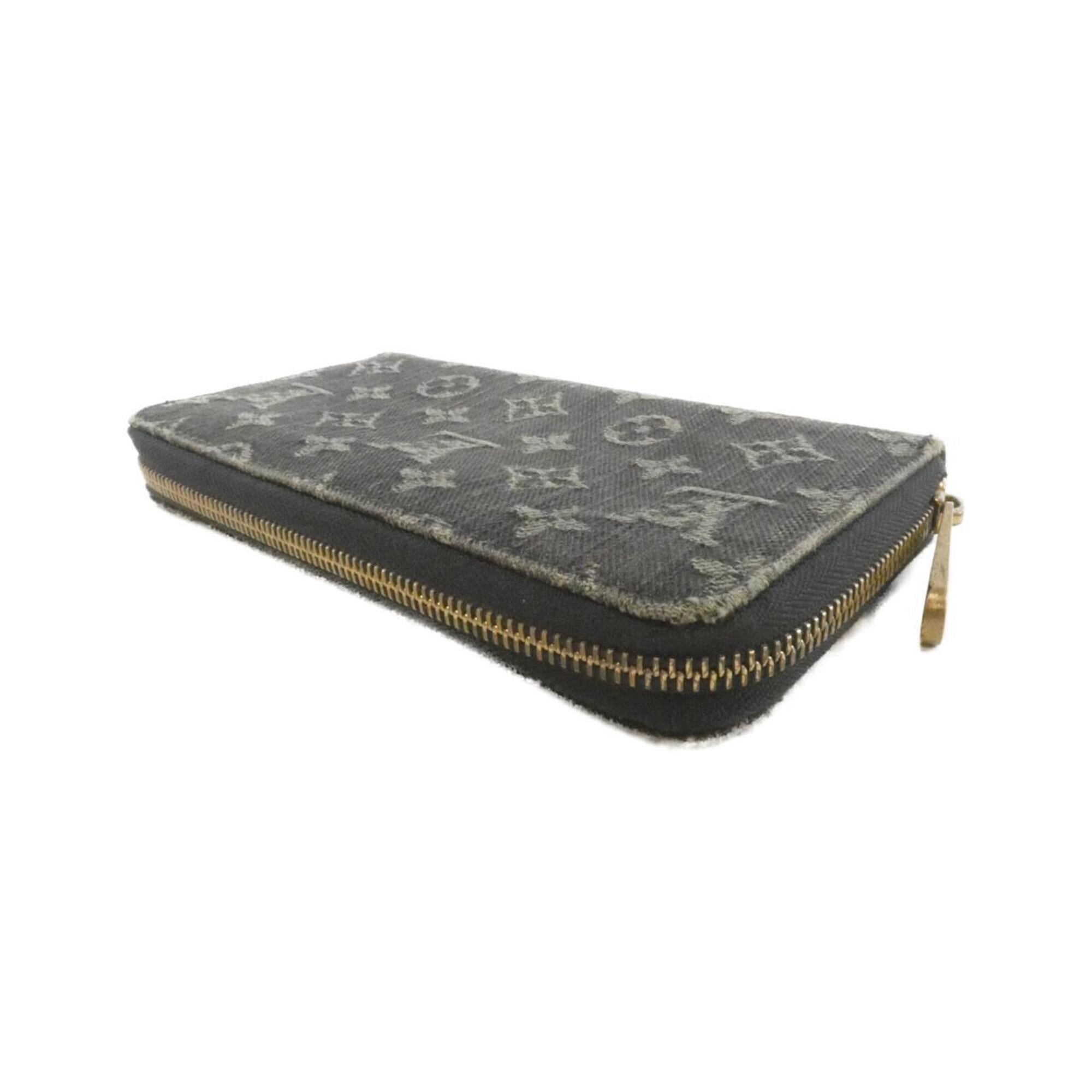 Louis Vuitton Monogram Denim Black Monogram Denim Long Wallet (Bi-Fold) (Pre-Owned)