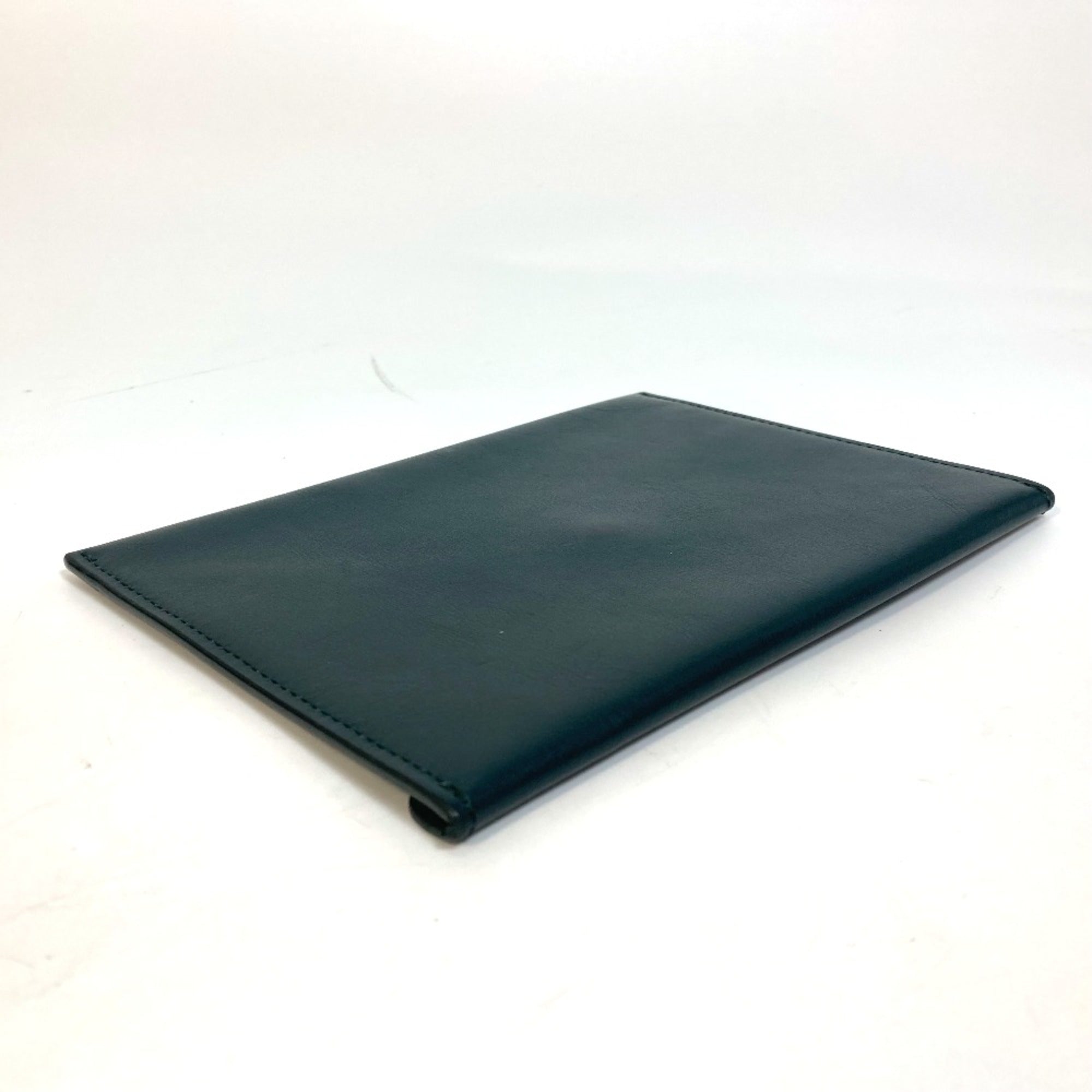 Berluti Green Leather Pouch (Pre-Owned)