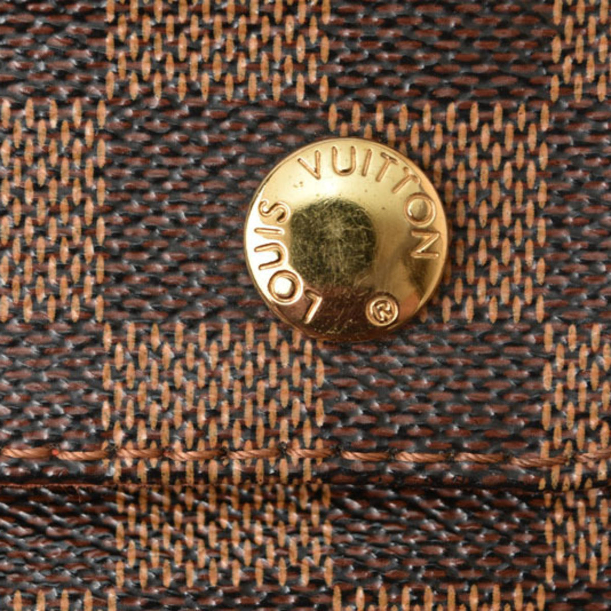 Louis Vuitton Damier Brown Damier Canvas Coated Canvas Shoulder Bag (Pre-Owned)