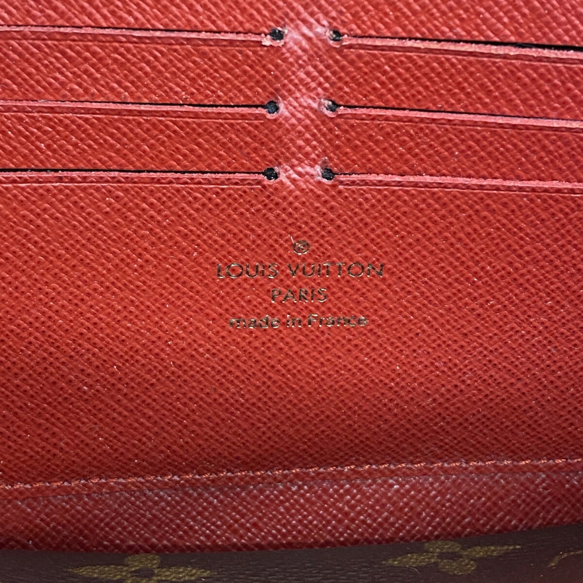 Louis Vuitton Brown Cerise Long Wallet (Bi-Fold) (Pre-Owned)