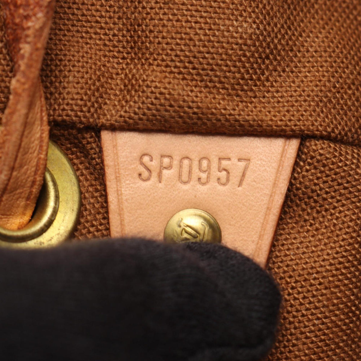 Louis Vuitton Brown Monogram Coated Canvas Leather Backpack (Pre-Owned)