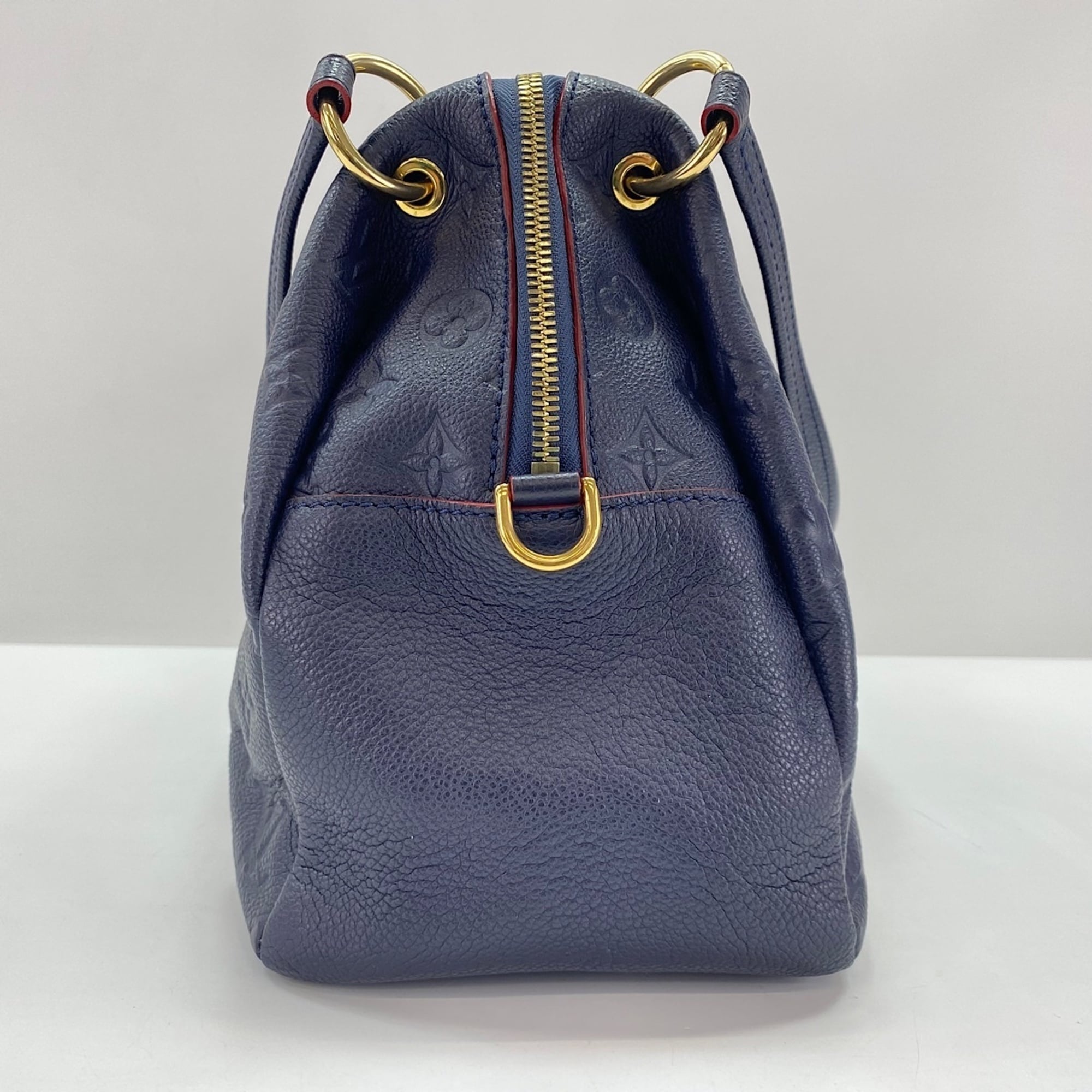 Louis Vuitton Navy Handbag (Pre-Owned)