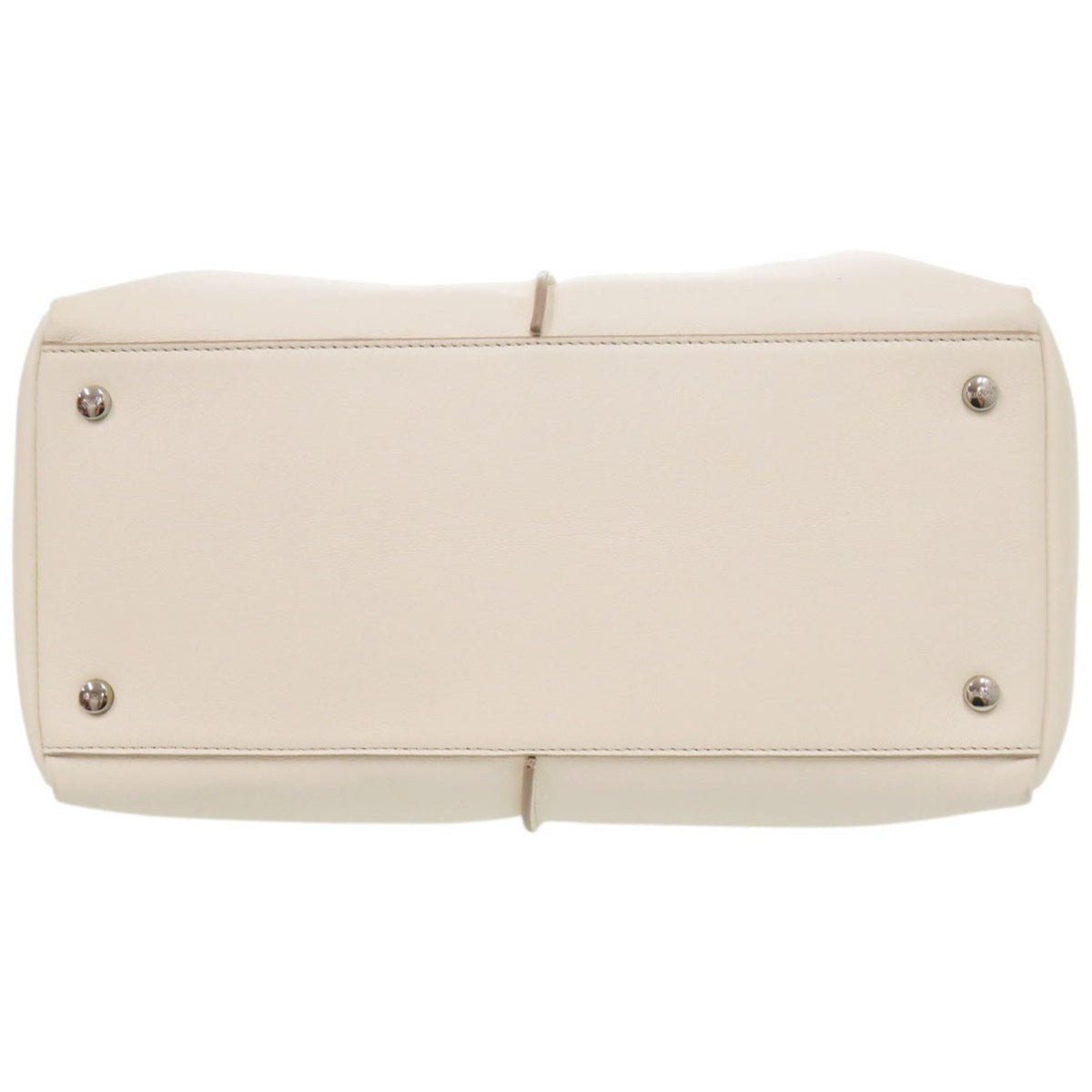 Tod's Ivory Leather Handbag (Pre-Owned)