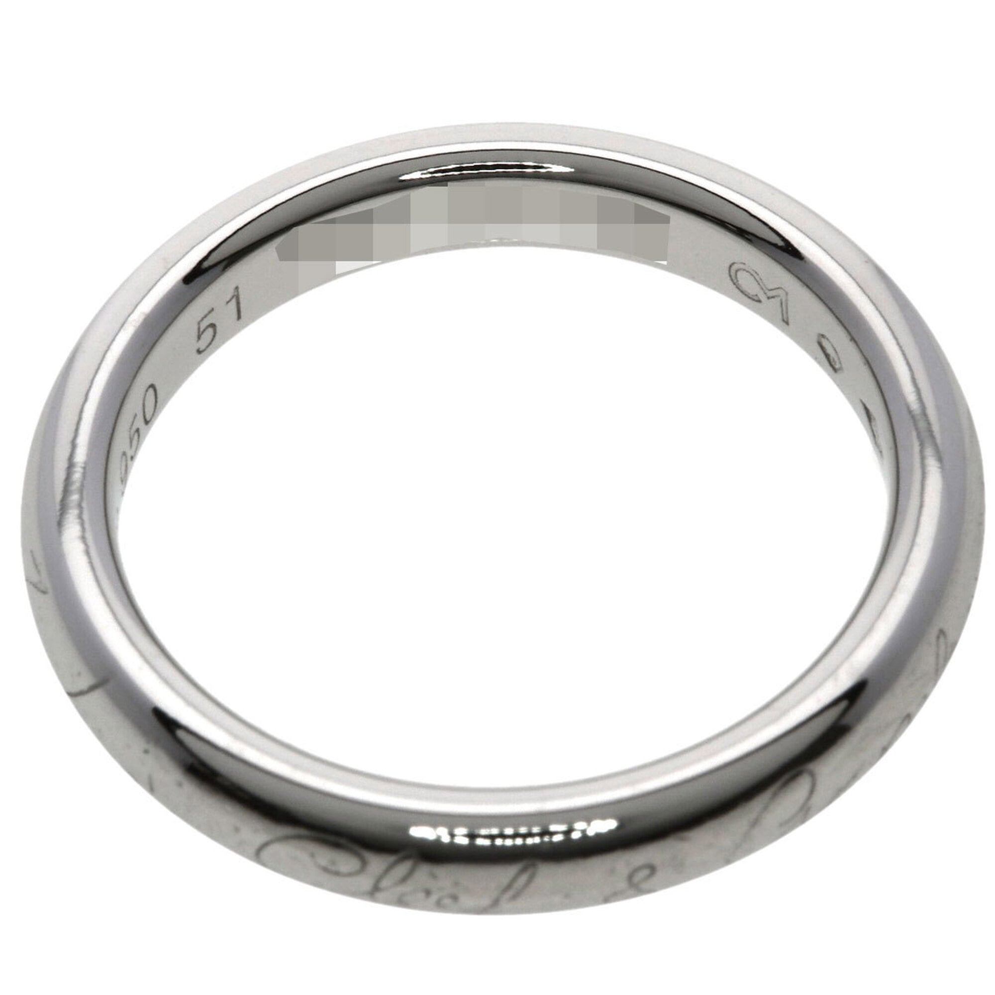 Van Cleef & Arpels Platinum 950 Band Ring (Pre-Owned)