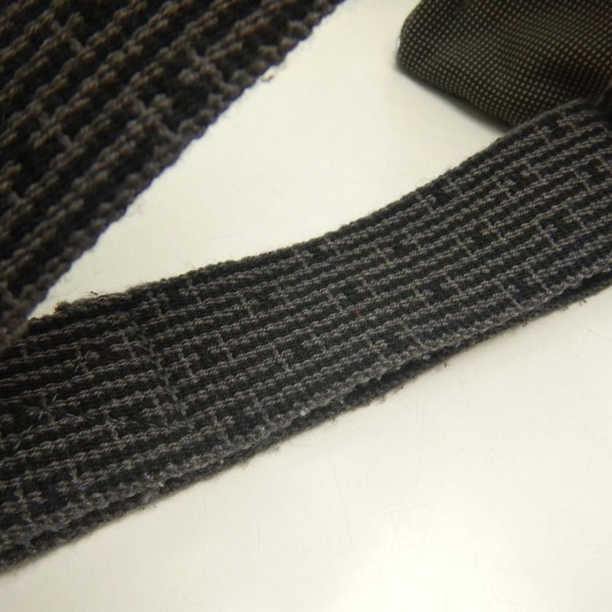 Hermes Gray Nylon Canvas Backpack (Pre-Owned)