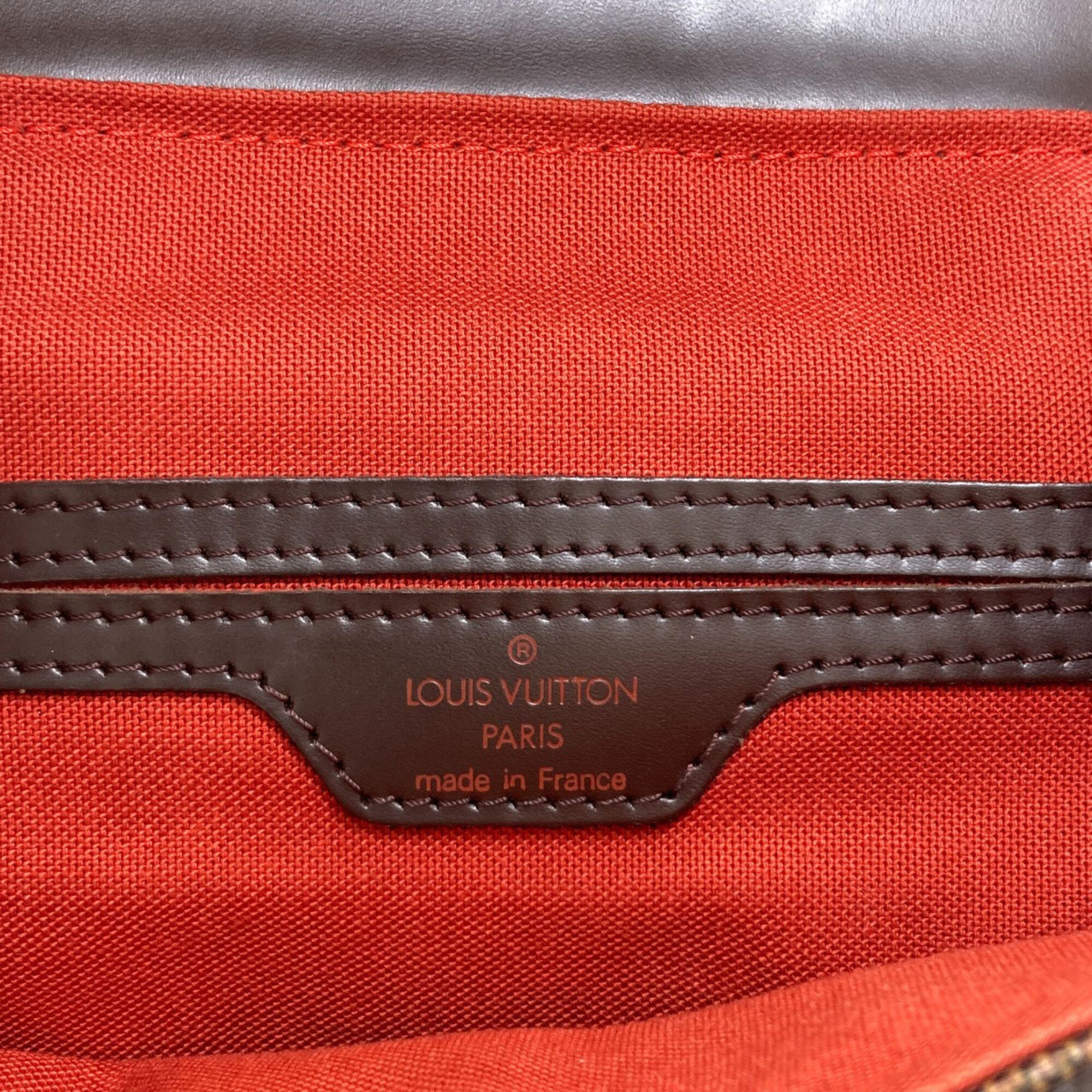 Louis Vuitton Damier Canvas Ebene Damier Canvas Backpack (Pre-Owned)