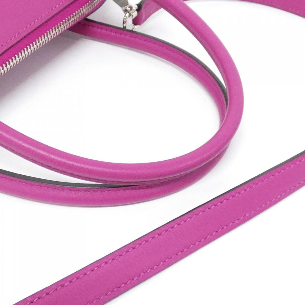 Hermes Bolide Rose Purple Swift Leather Handbag (Pre-Owned)