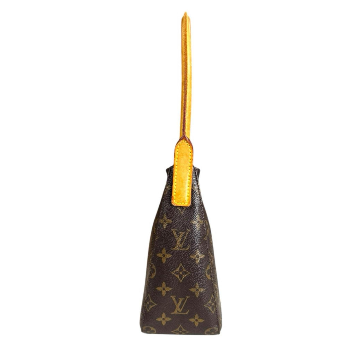 Louis Vuitton Brown Monogram Canvas Shoulder Bag (Pre-Owned)